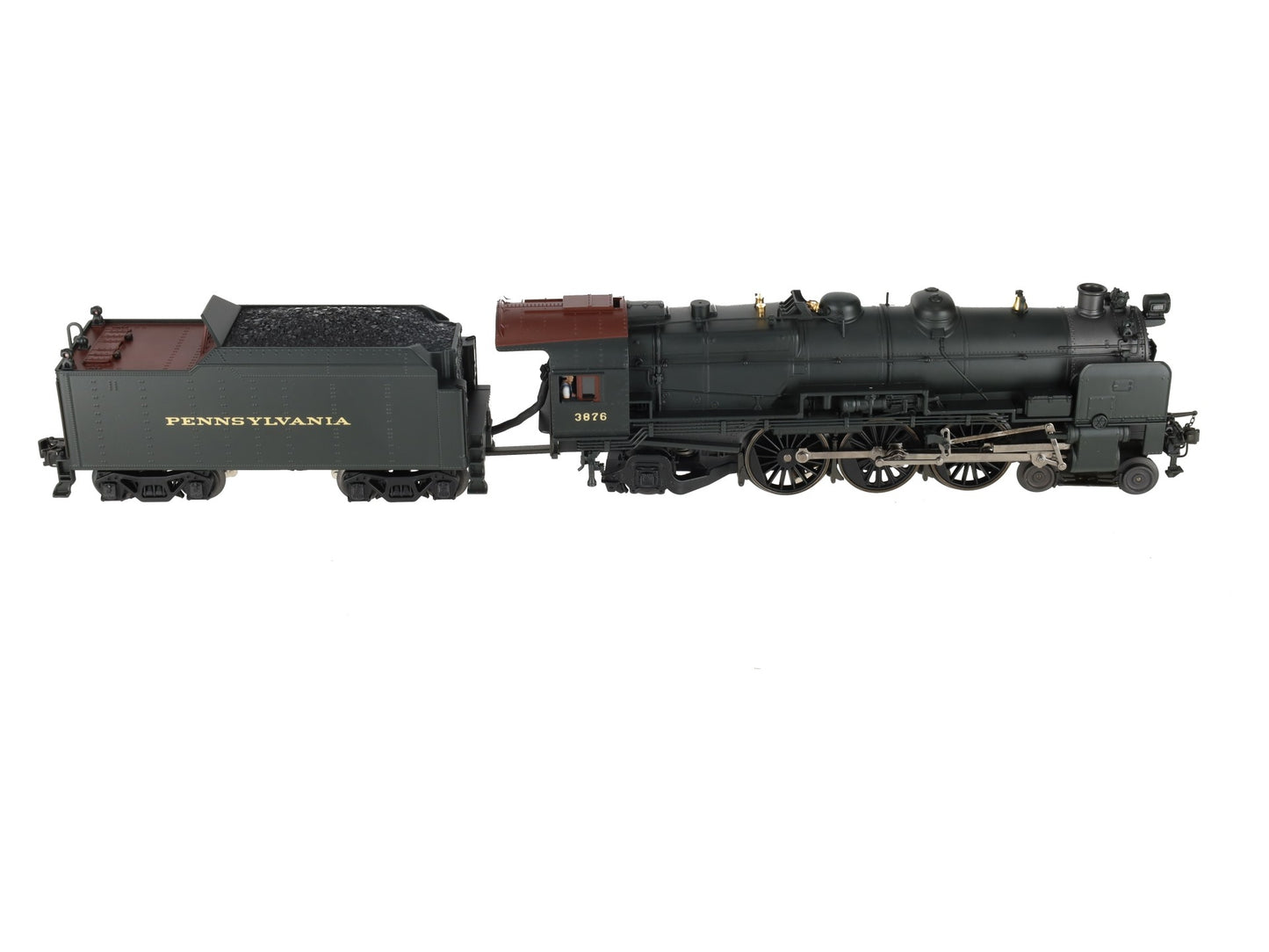 K-Line K3380-3876CC O Gauge PRR K4s Steam Locomotive & Tender #3876 w/TMCC LN/Box
