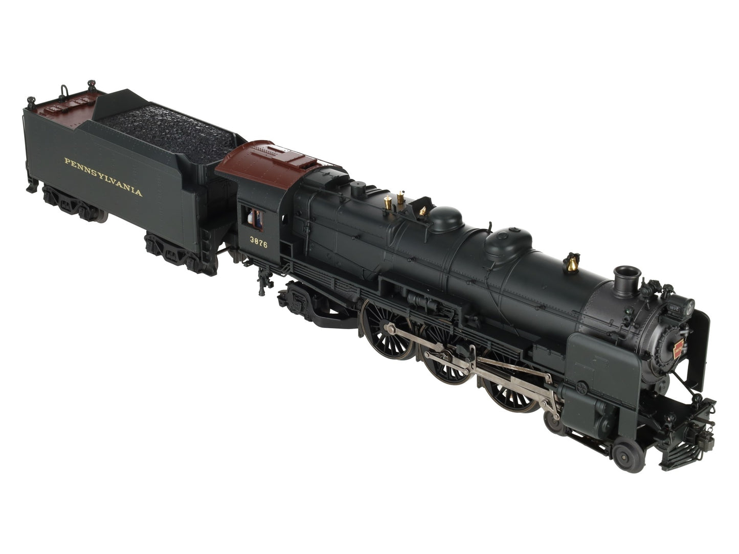 K-Line K3380-3876CC O Gauge PRR K4s Steam Locomotive & Tender #3876 w/TMCC LN/Box