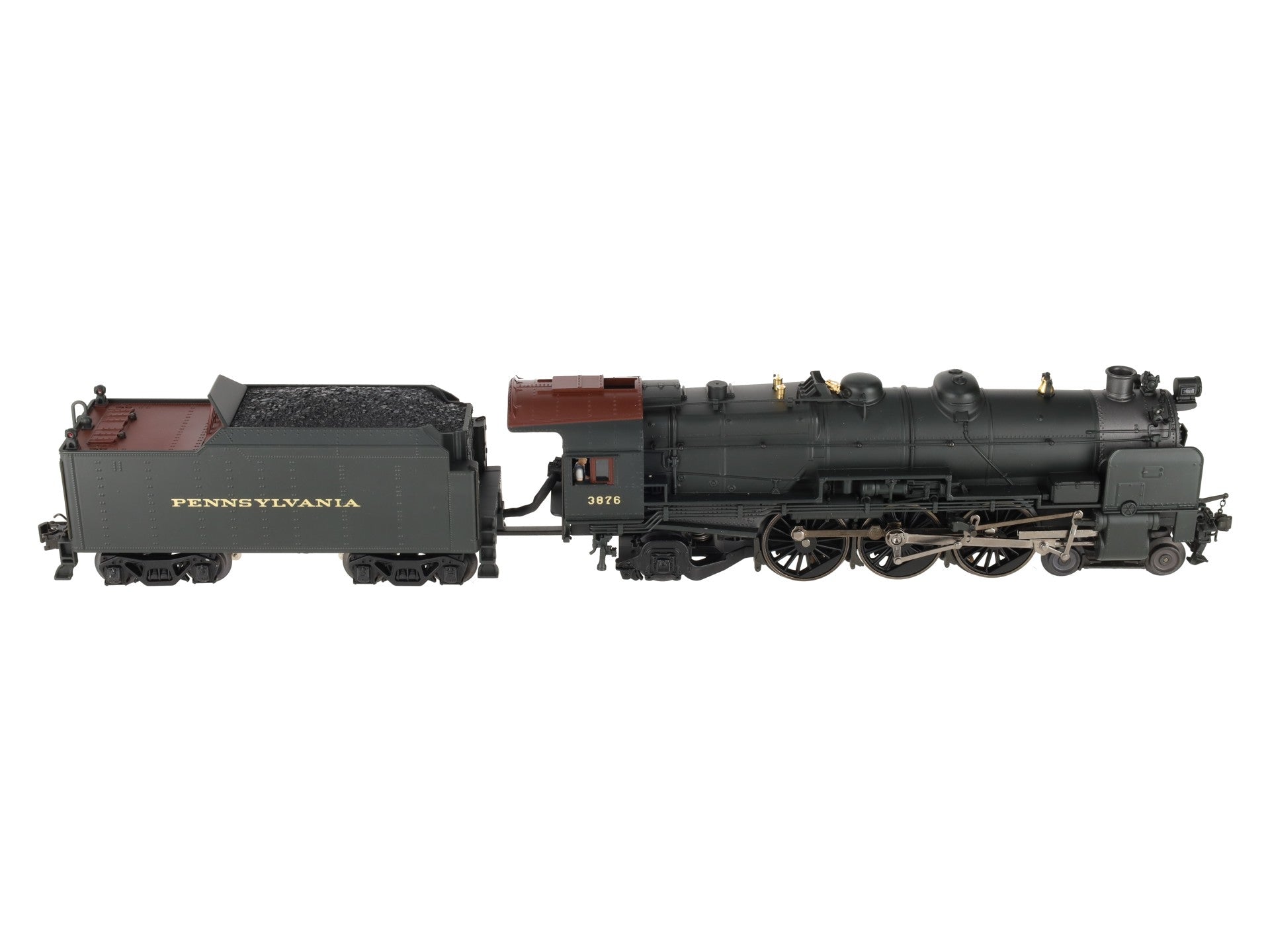 K-Line K3380-3876CC O Gauge PRR K4s Steam Locomotive & Tender #3876 w/TMCC EX/Box