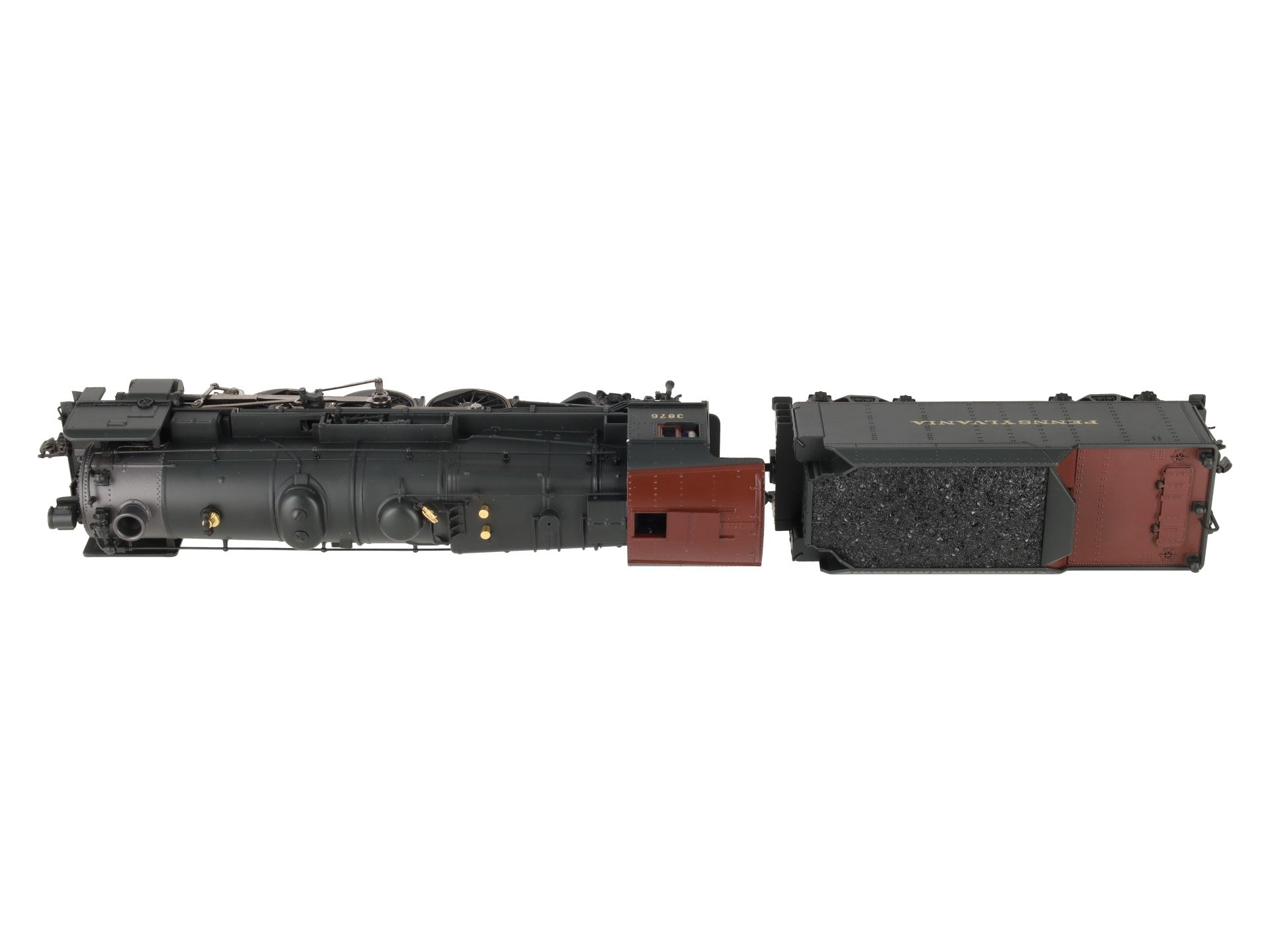 K-Line K3380-3876CC O Gauge PRR K4s Steam Locomotive & Tender #3876 w/TMCC EX/Box