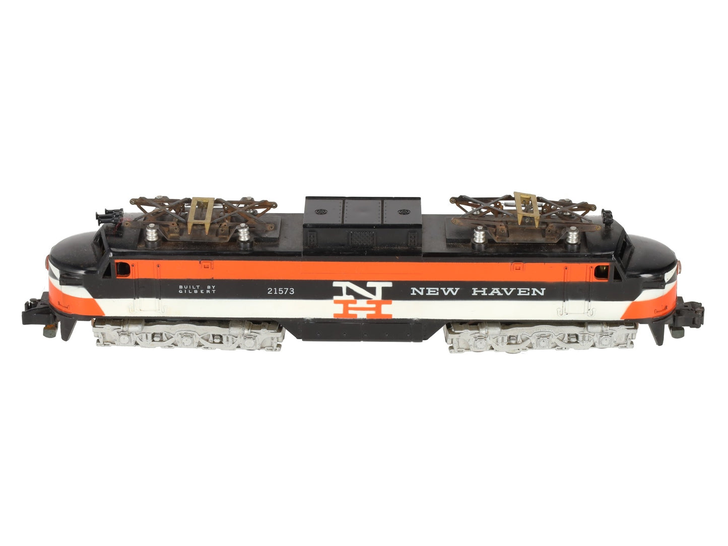 American Flyer 21573 Vintage S New Haven Flat Black Electric Locomotive VG