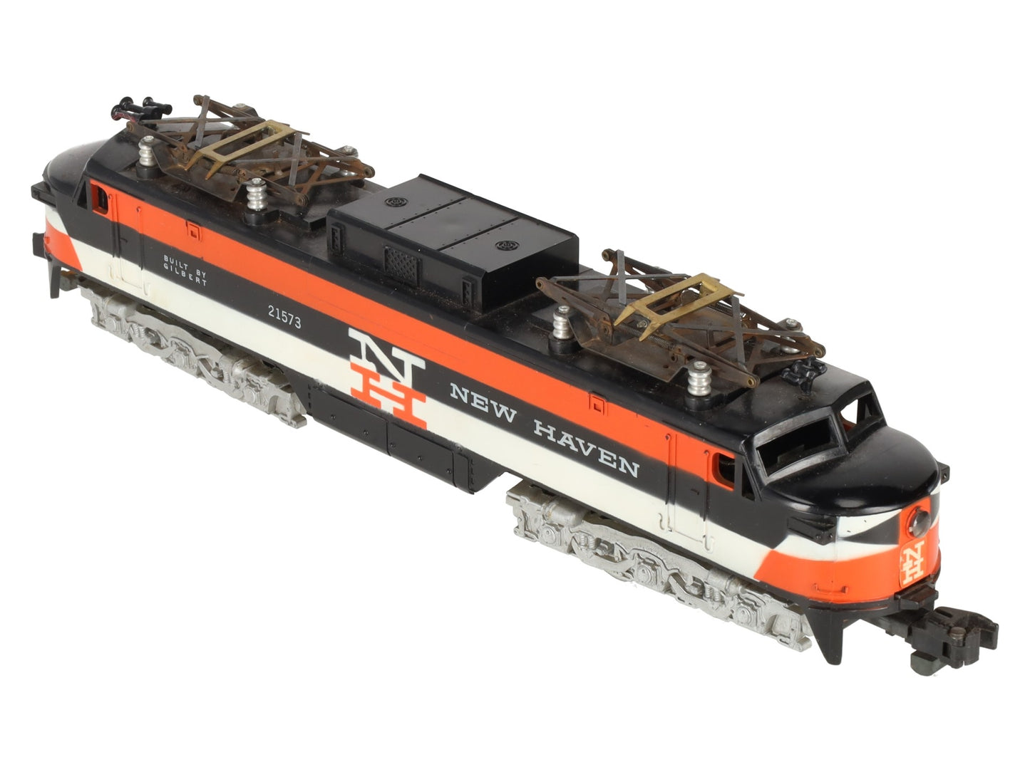 American Flyer 21573 Vintage S New Haven Flat Black Electric Locomotive VG