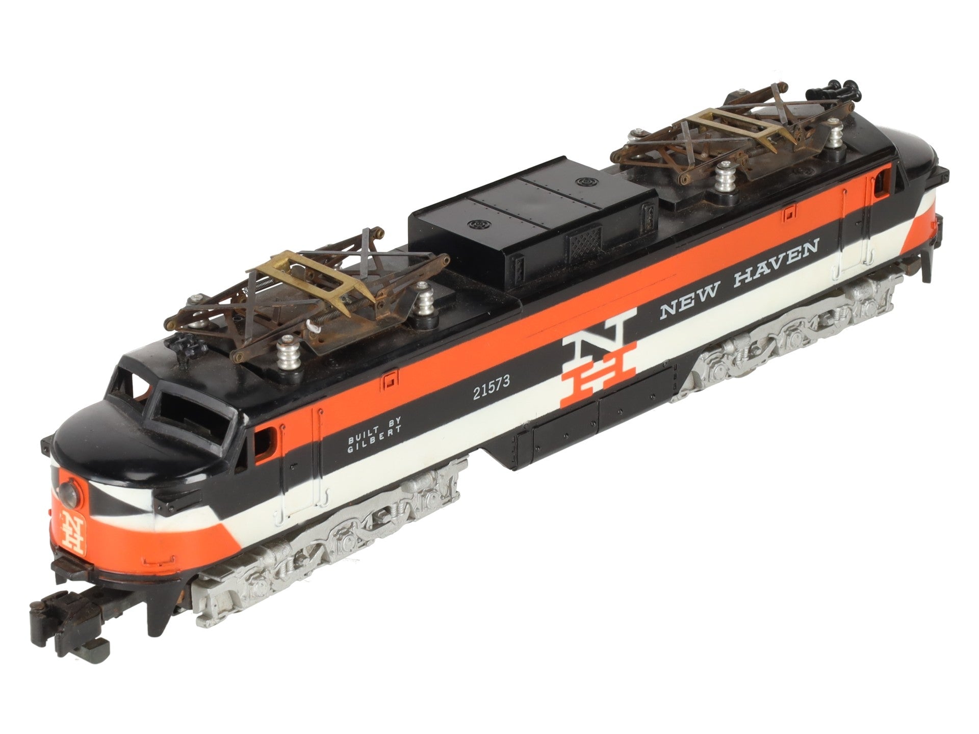 American Flyer 21573 Vintage S New Haven Flat Black Electric Locomotive VG