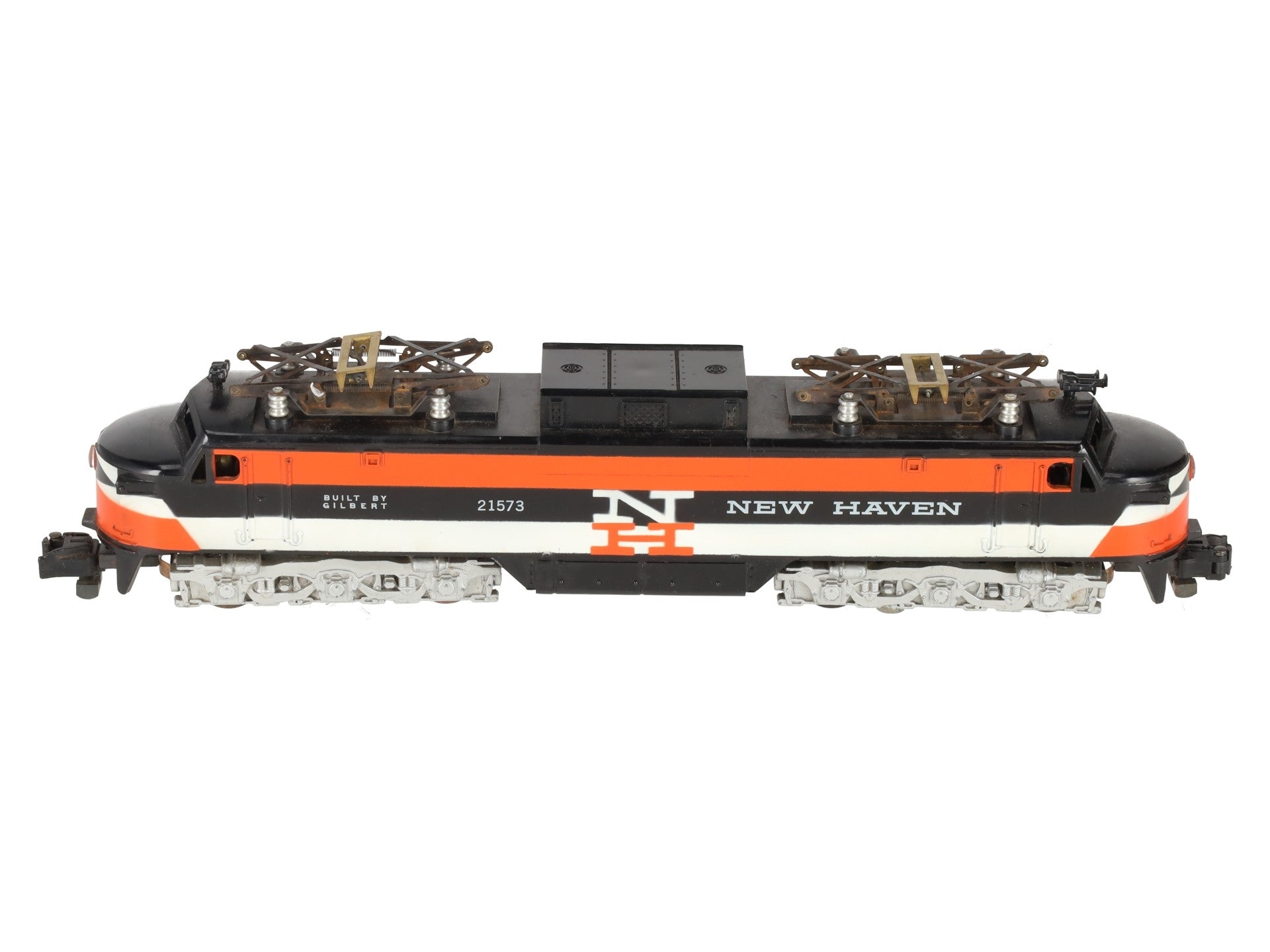 American Flyer 21573 Vintage S New Haven Flat Black Electric Locomotive VG