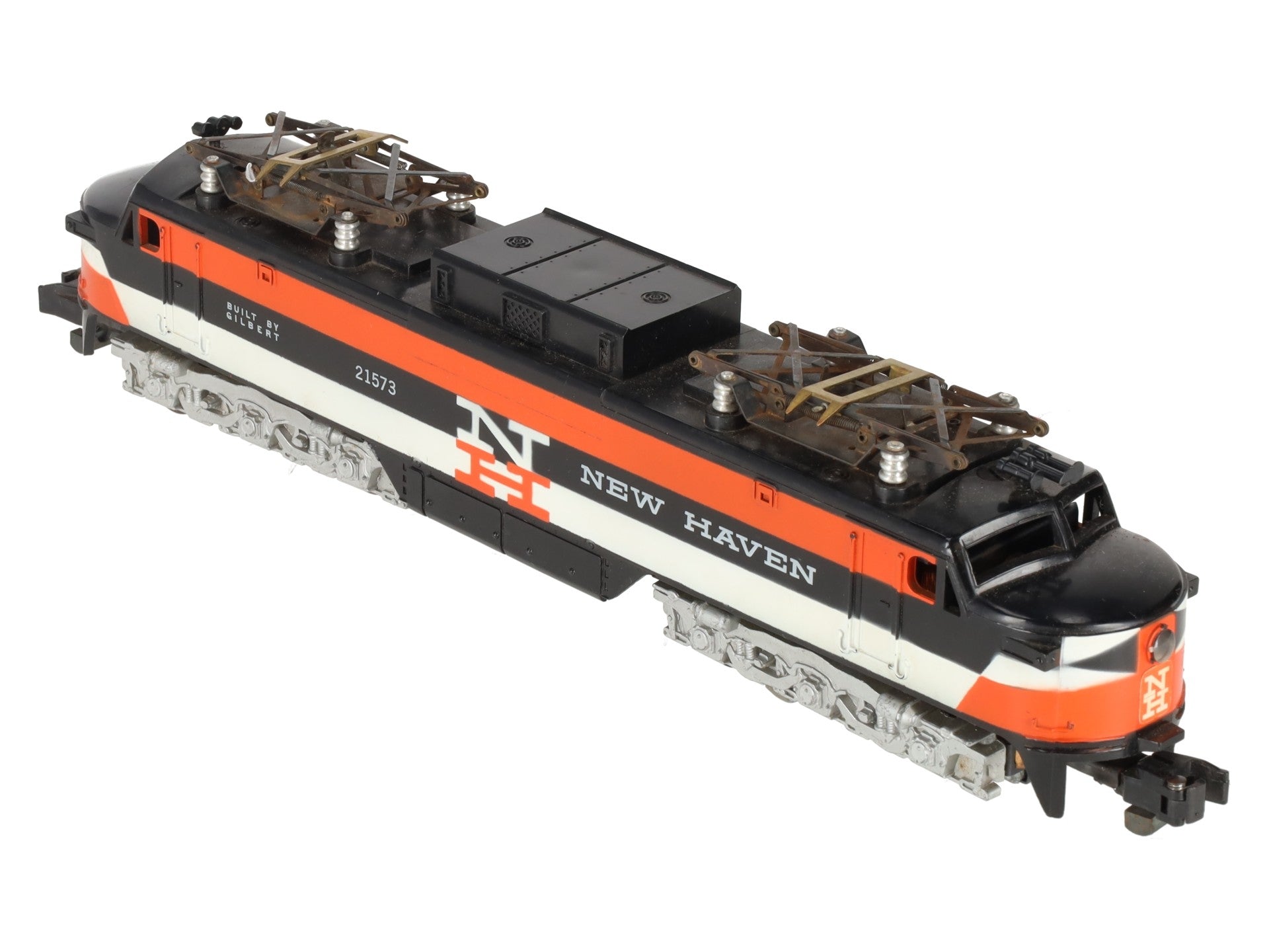 American Flyer 21573 Vintage S New Haven Flat Black Electric Locomotive VG