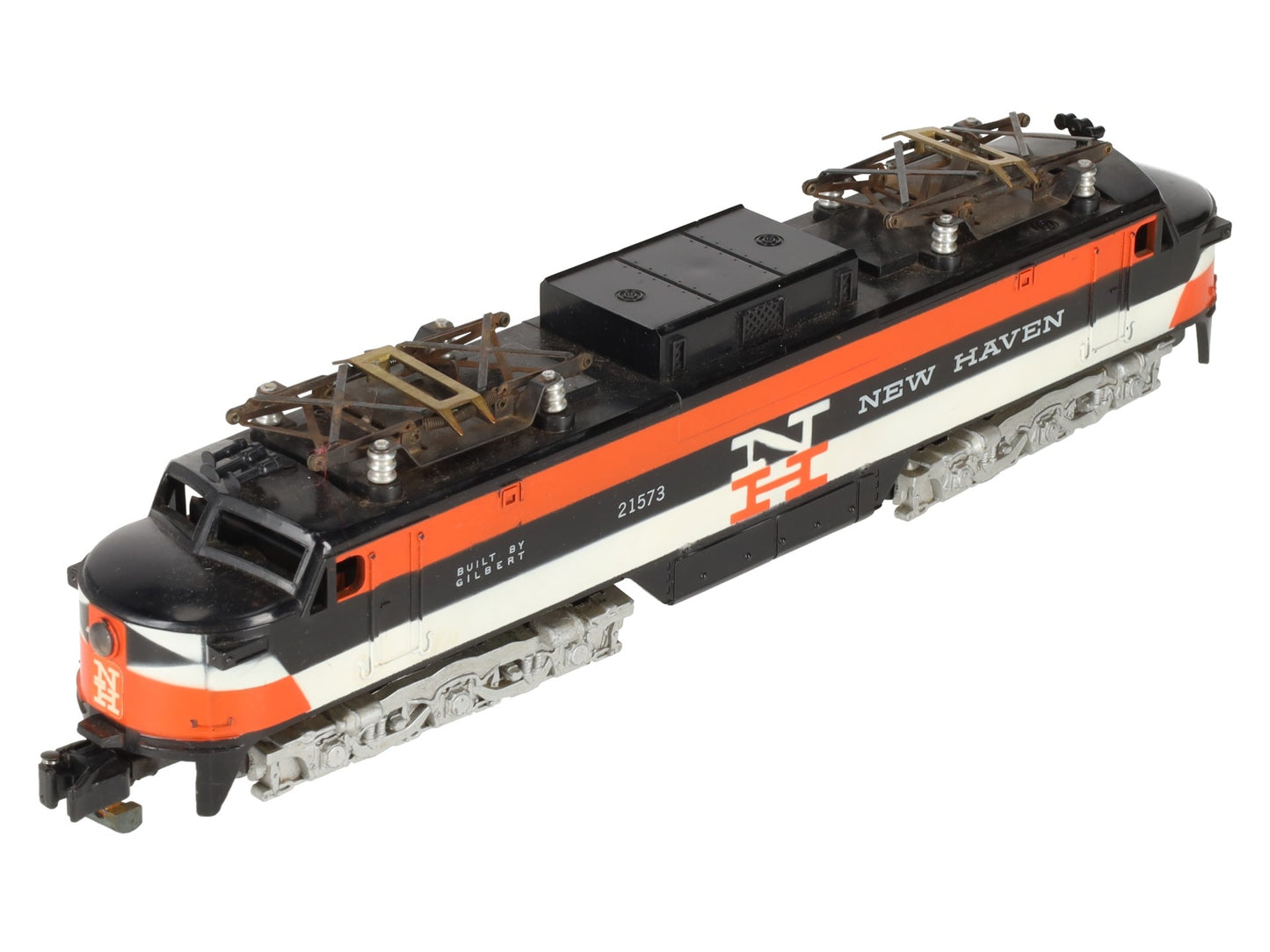 American Flyer 21573 Vintage S New Haven Flat Black Electric Locomotive VG
