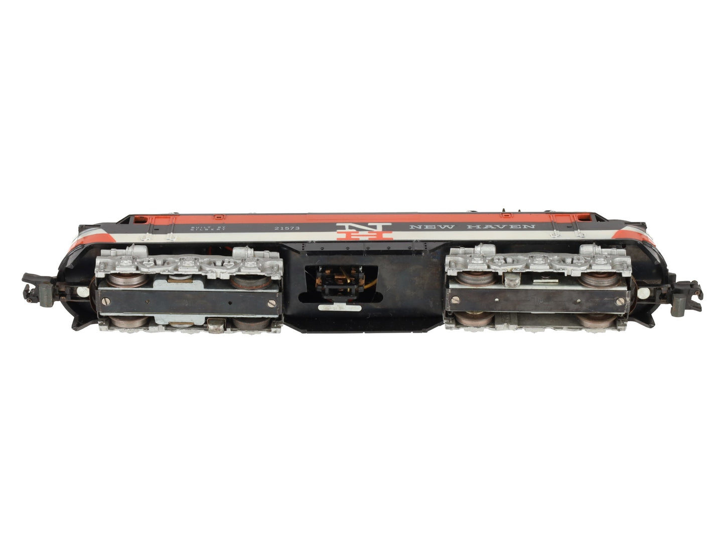 American Flyer 21573 Vintage S New Haven Flat Black Electric Locomotive VG