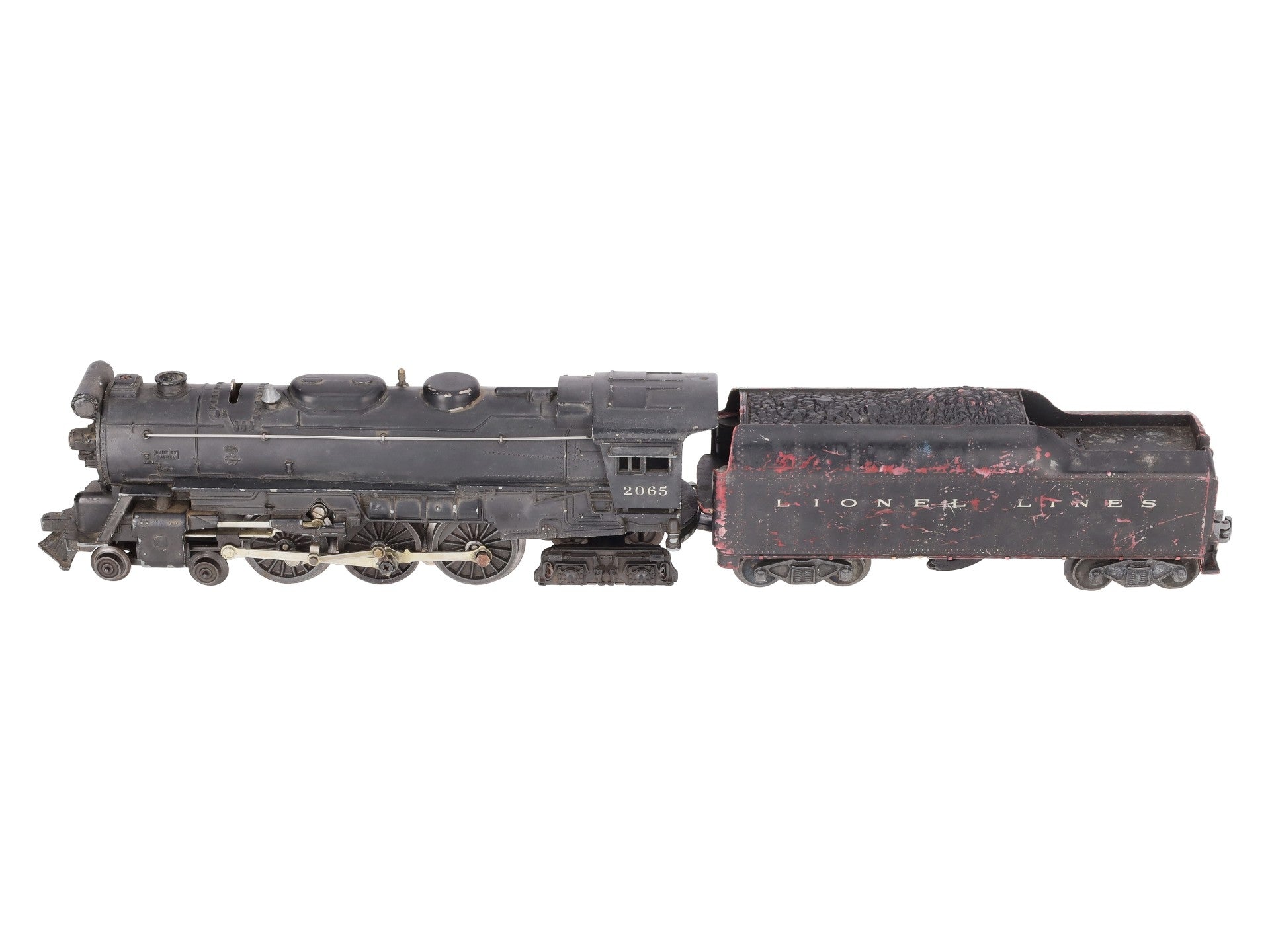 Lionel 2065 Vintage O 4-6-4 Small Hudson Steam Locomotive & 2046W Tender VG