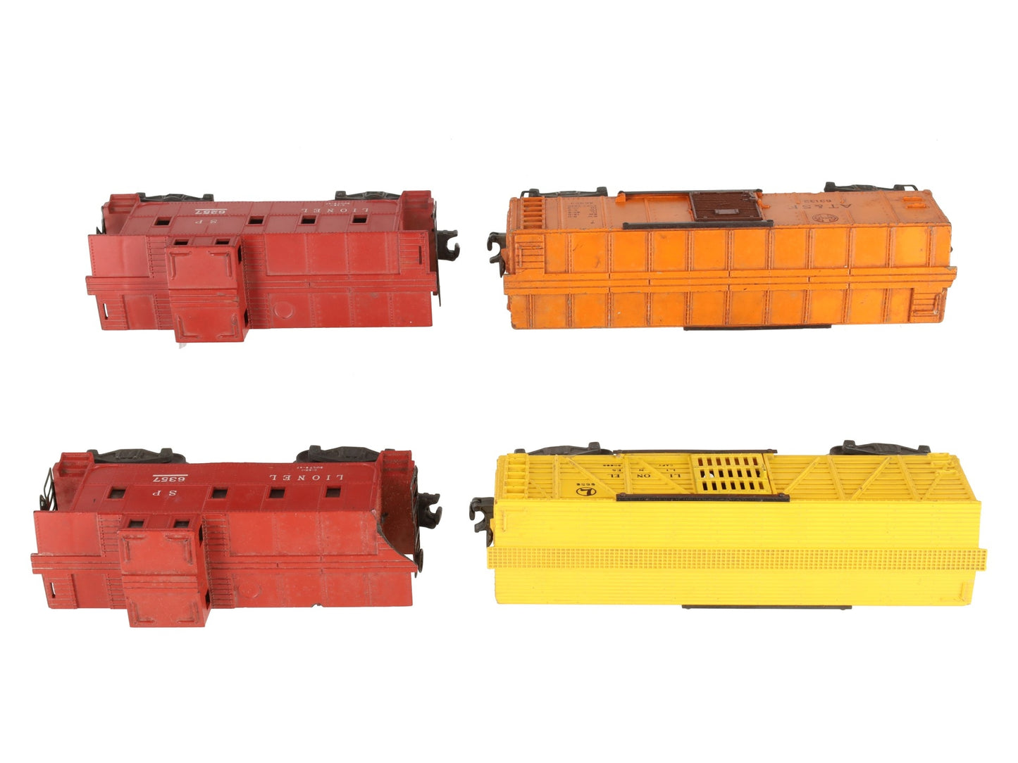 Lionel Vintage O Postwar Freight Cars # 6357, X6454, 6656 & 6257 [4]