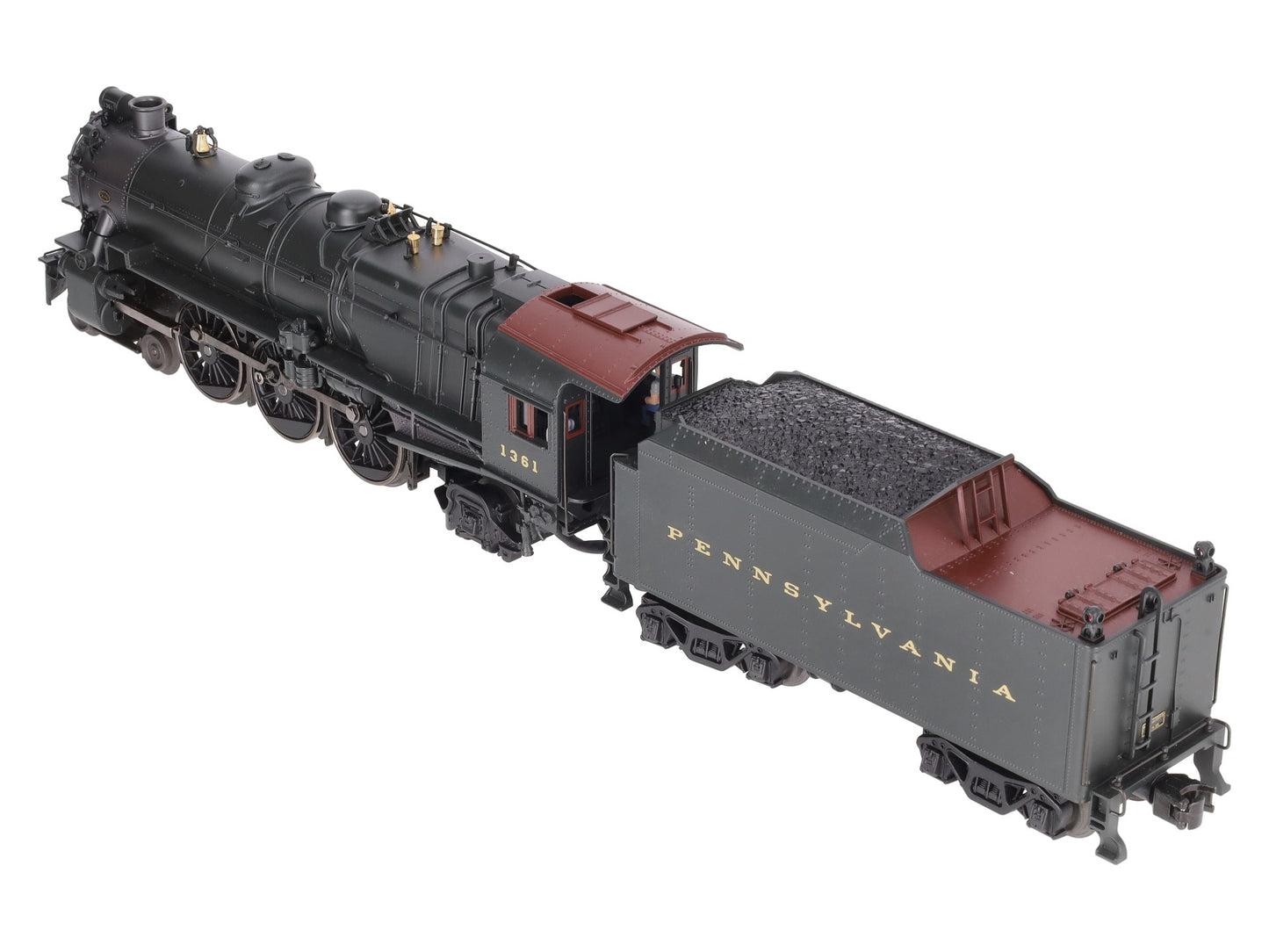K-Line K3380-1361CC O PRR K4 Steam Locomotive & Tender #1361 with TMCC EX/Box