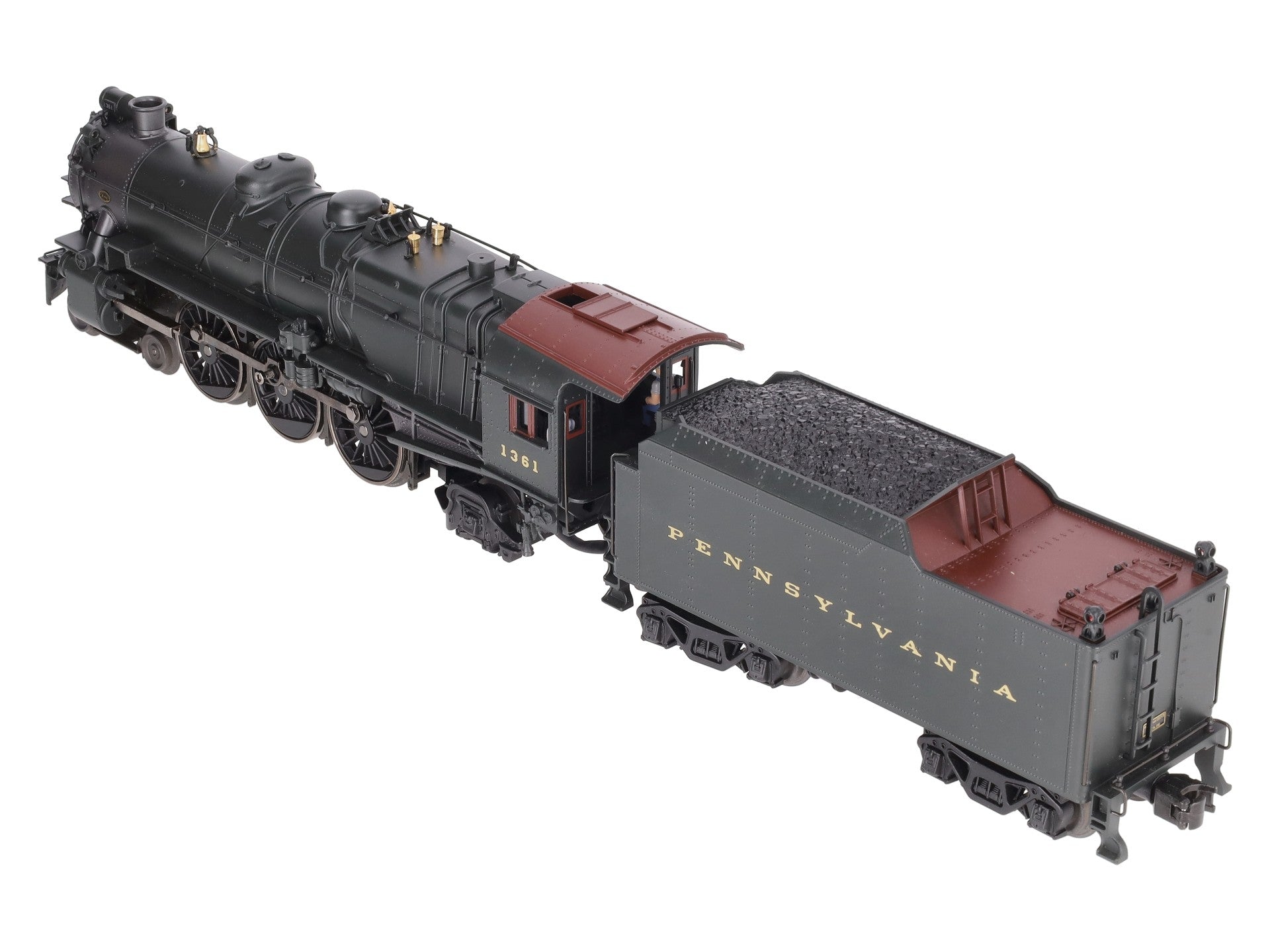 K-Line K3380-1361CC O PRR K4 Steam Locomotive & Tender #1361 with TMCC EX/Box
