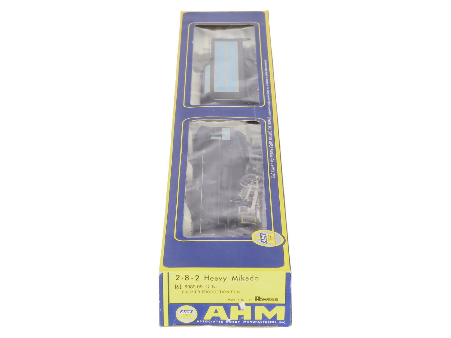 AHM 5089-09 HO Great Northern 2-8-2 Heavy Mikado Steam Locomotive & Tender EX/Box