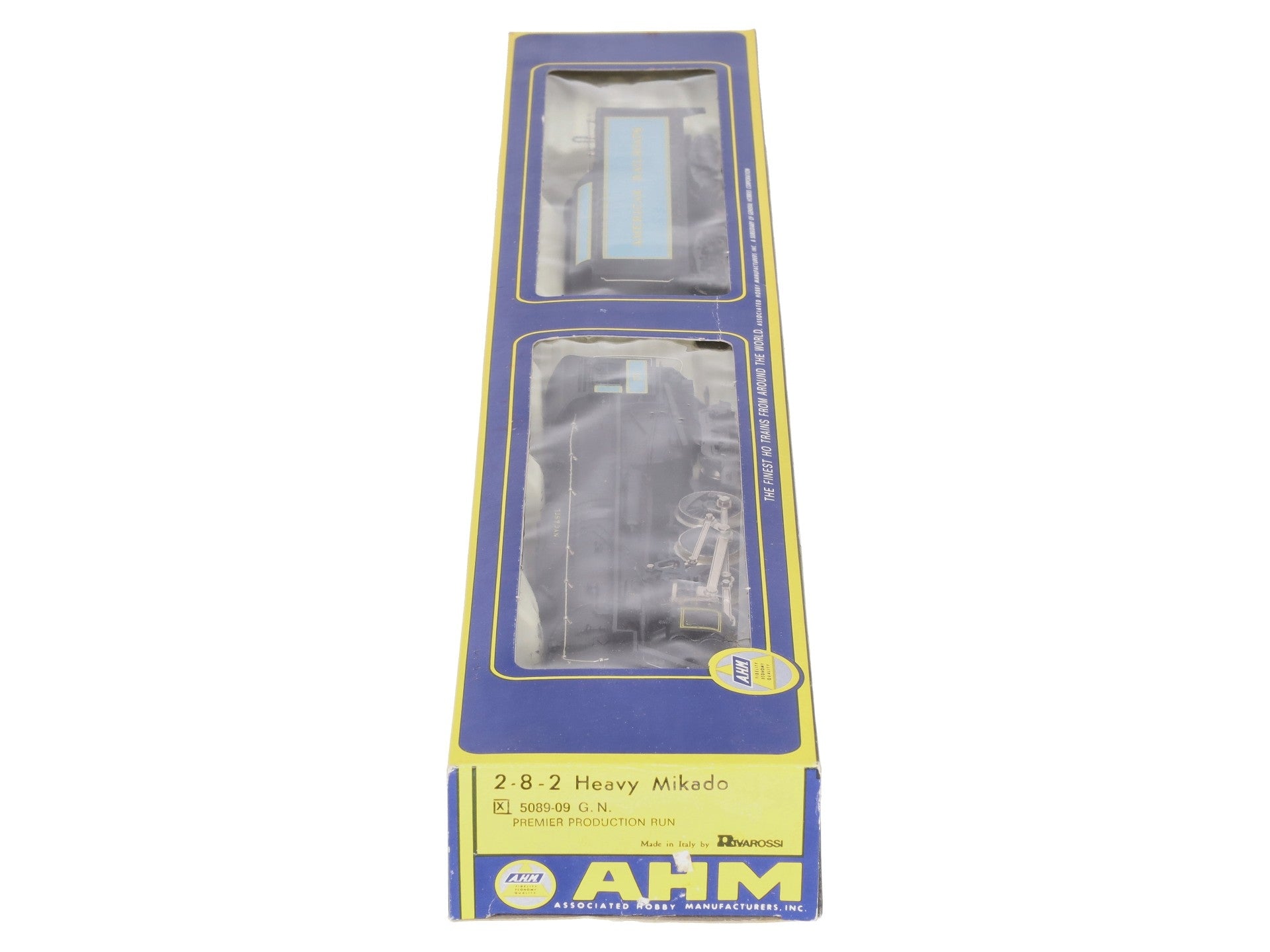 AHM 5089-09 HO Great Northern 2-8-2 Heavy Mikado Steam Locomotive & Tender EX/Box