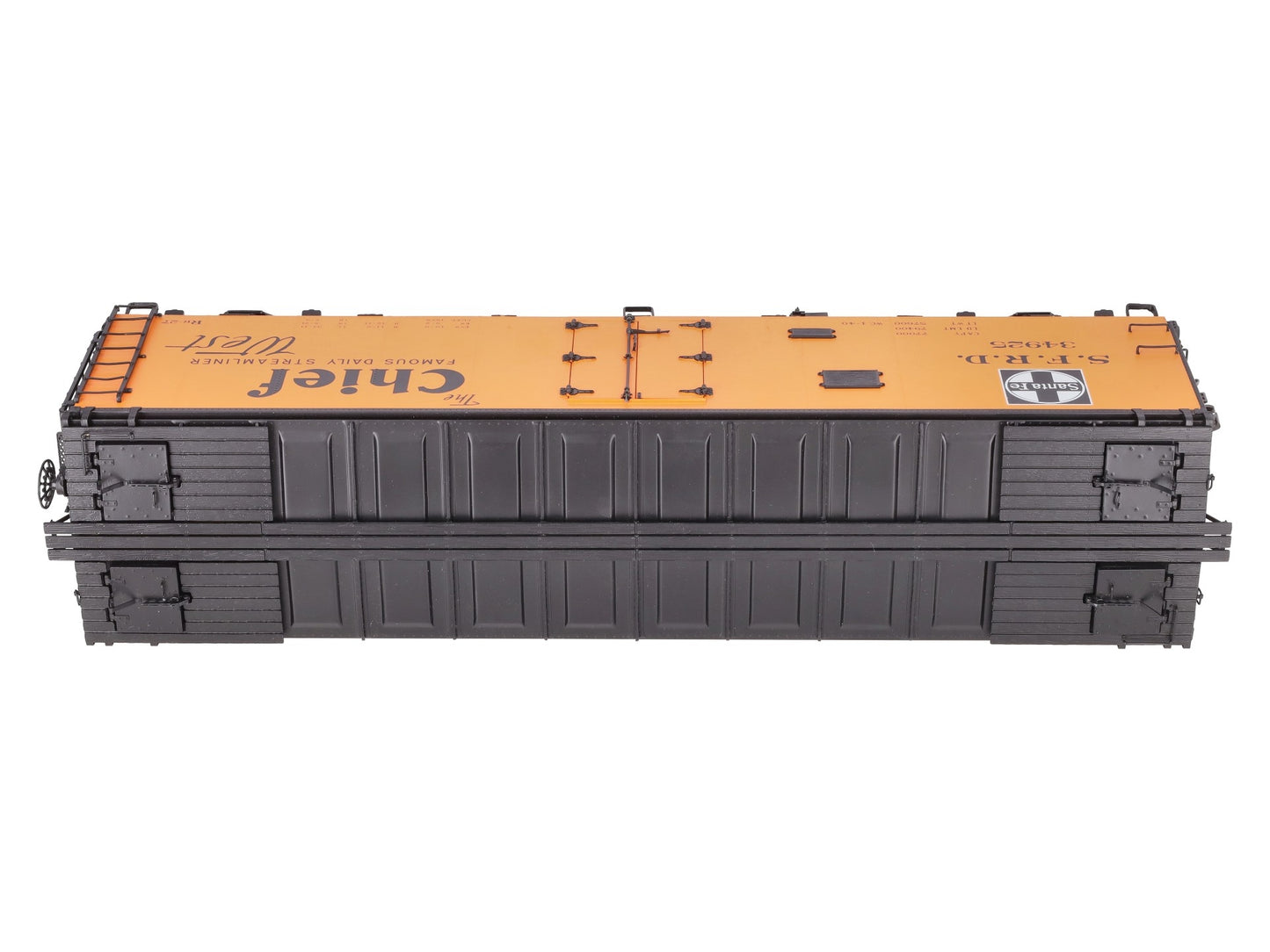 Samhongsa RR-27/33 G Scale Santa Fe "The Chief" Reefer Car #34925 EX/Box