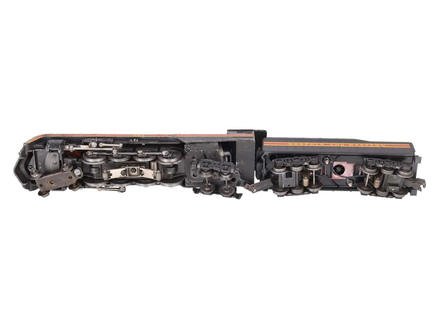 Lionel 746 Vintage O N&W J Class 4-8-4 Steam Locomotive w/Repro. Tender VG