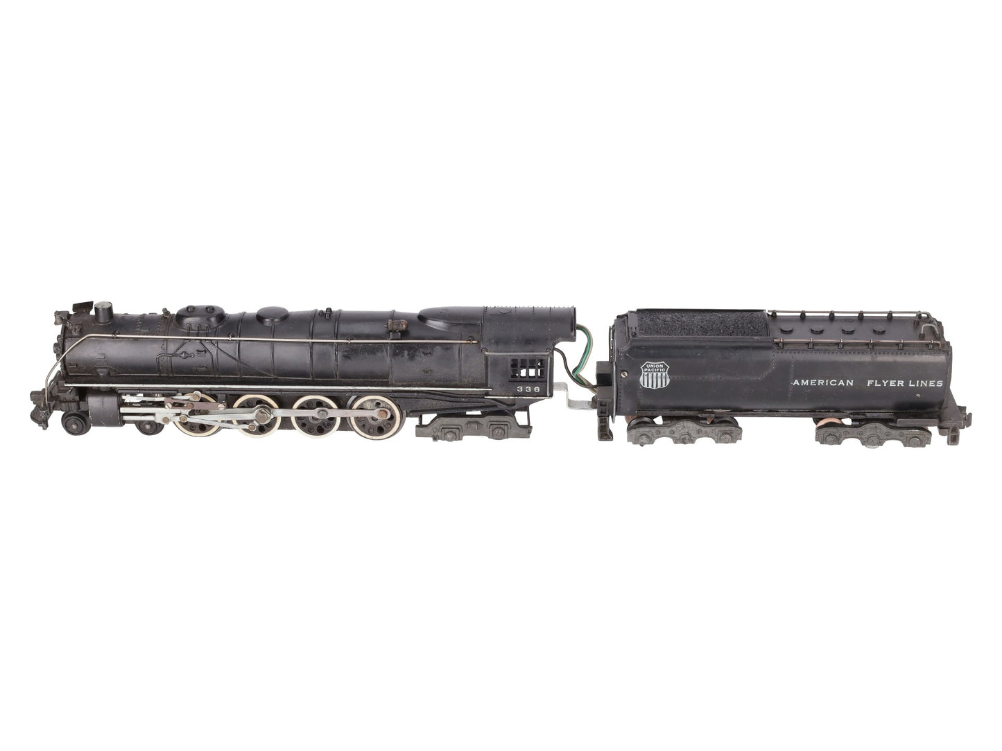 American Flyer 336 S Union Pacific Northern 4-8-4 Steam Locomotive & Tender VG