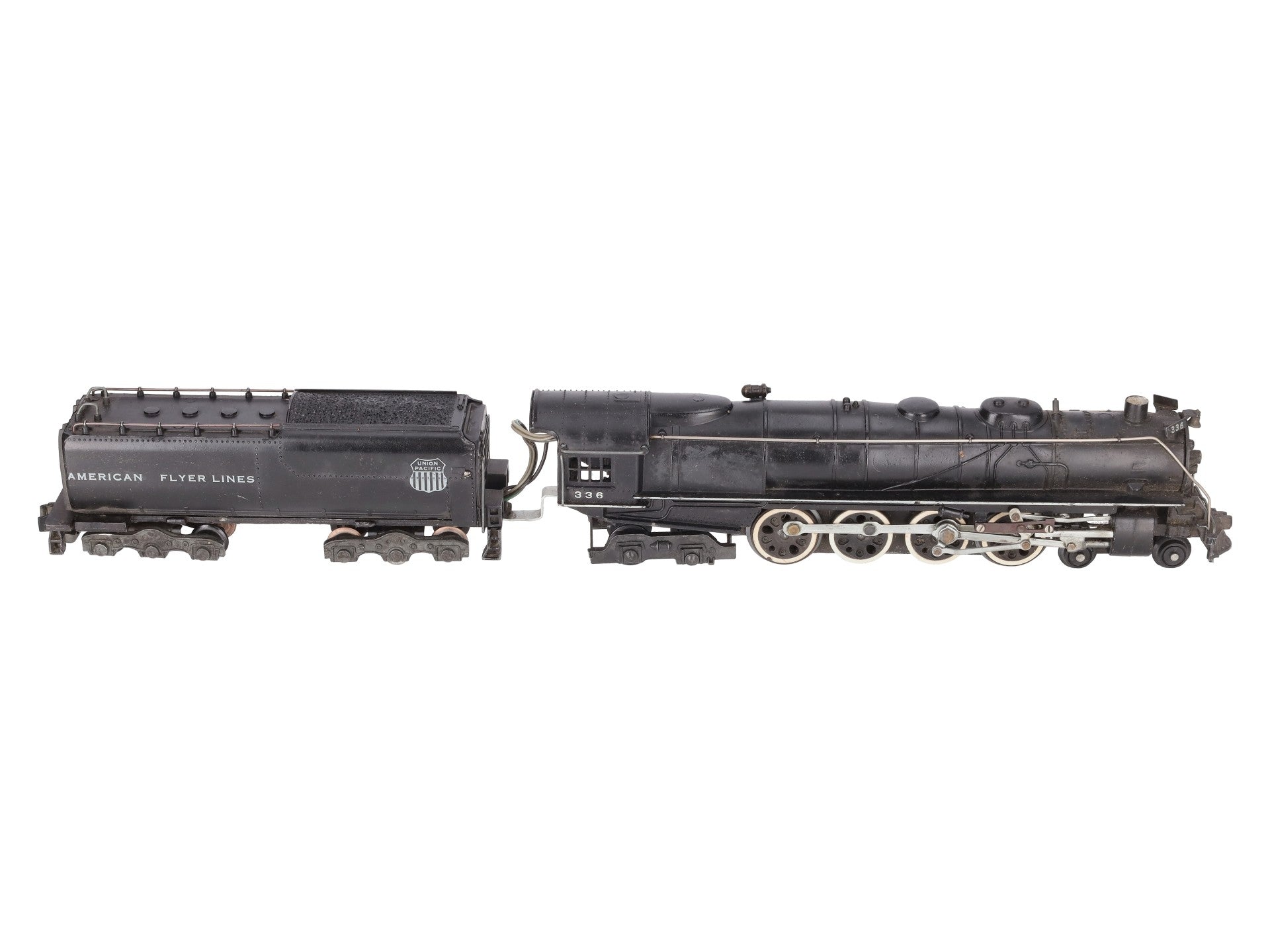 American Flyer 336 S Union Pacific Northern 4-8-4 Steam Locomotive & Tender VG