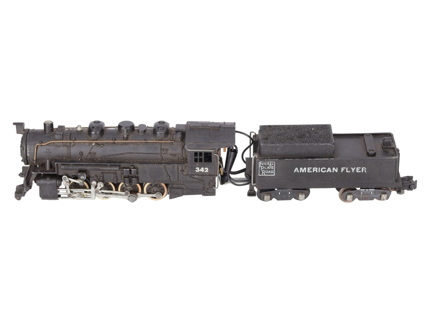 American Flyer 342 Vintage S 0-8-0 Steam Switcher w/Tender VG