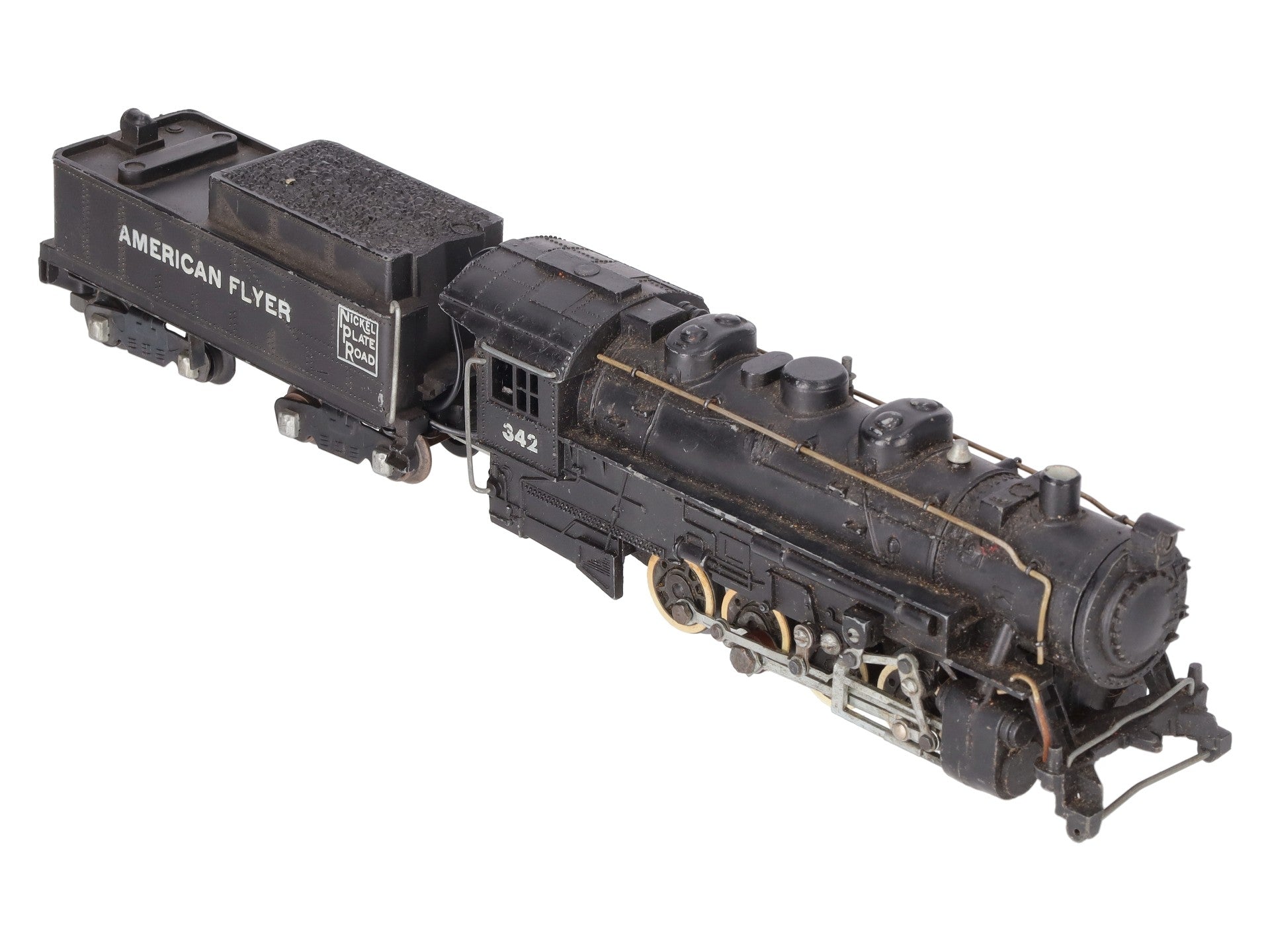 American Flyer 342 Vintage S 0-8-0 Steam Switcher w/Tender VG