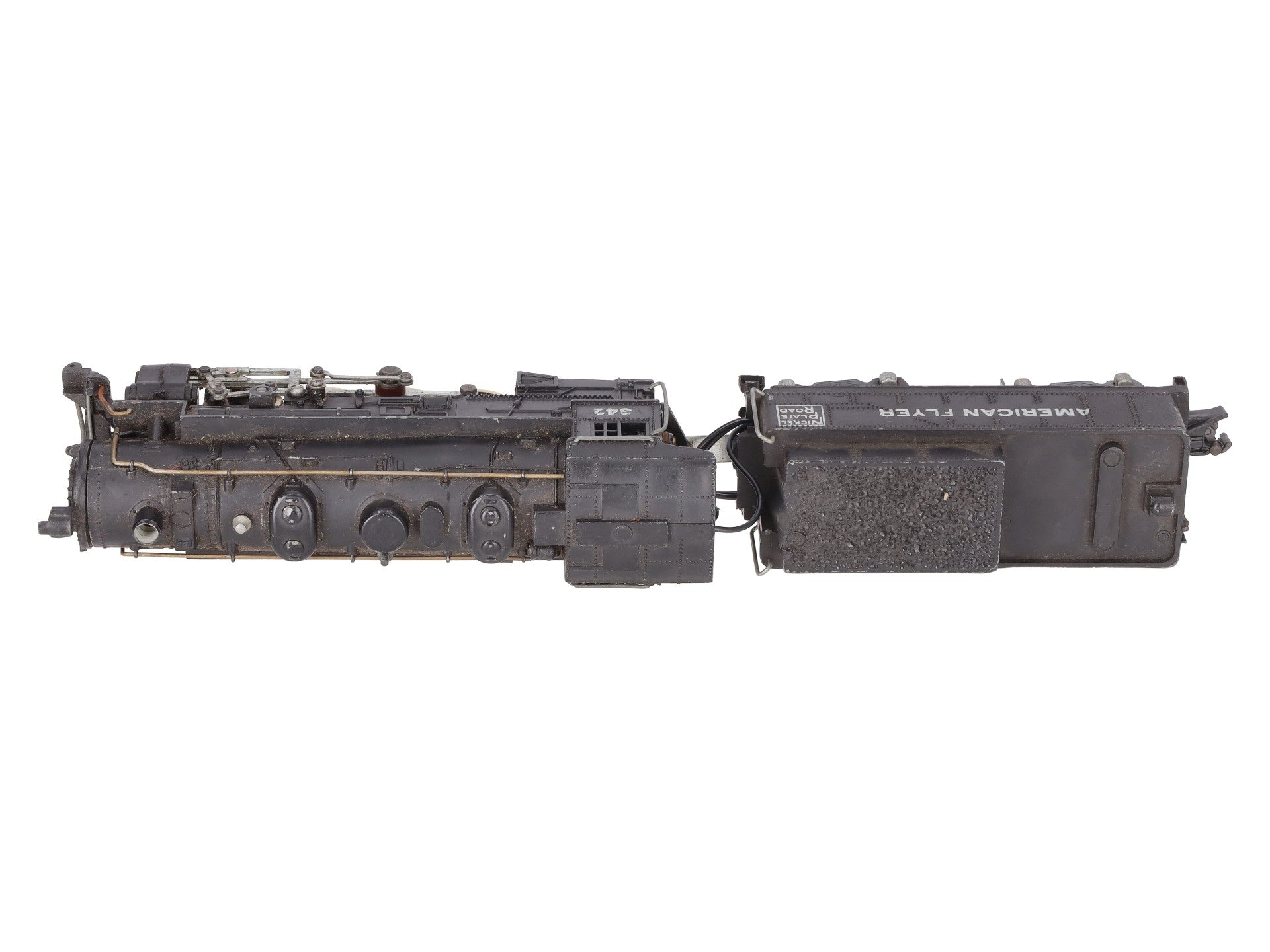 American Flyer 342 Vintage S 0-8-0 Steam Switcher w/Tender VG