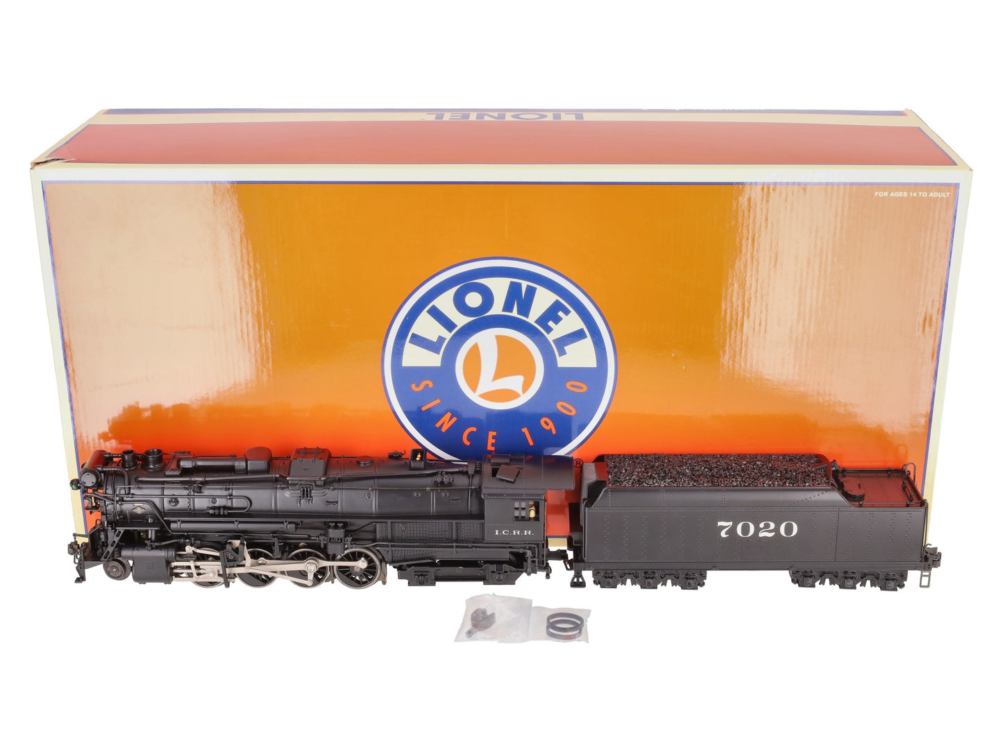 Lionel 6-11391 O Illinois Central 2-8-4 Berkshire Steam Loco #7020 with LEGACY EX/Box