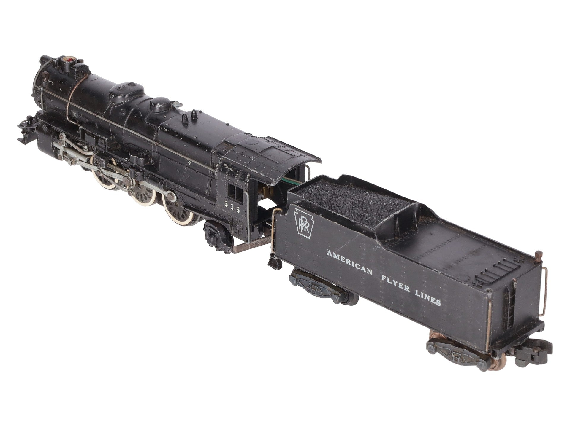 American Flyer 313 Vintage S Pennsylvania 4-6-2 Pacific Steam Loco & Tender VG