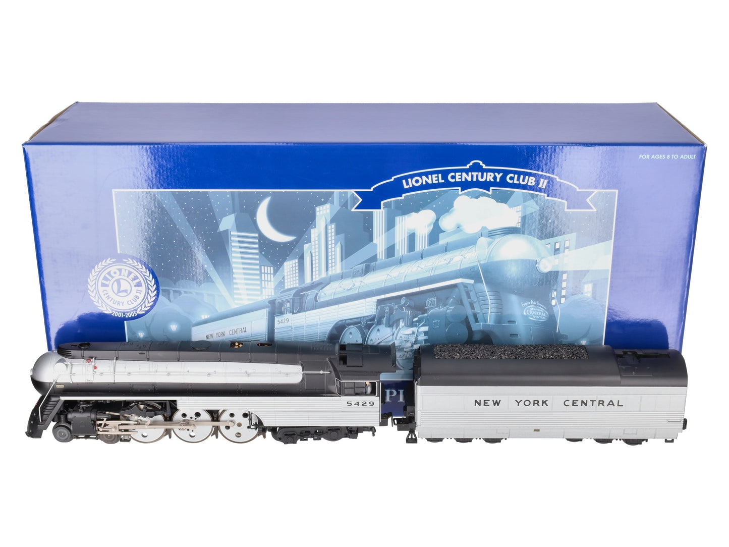 Lionel 6-38000 O Gauge NYC 4-6-4 Empire State Steam Locomotive & Tender #5429 EX/Box