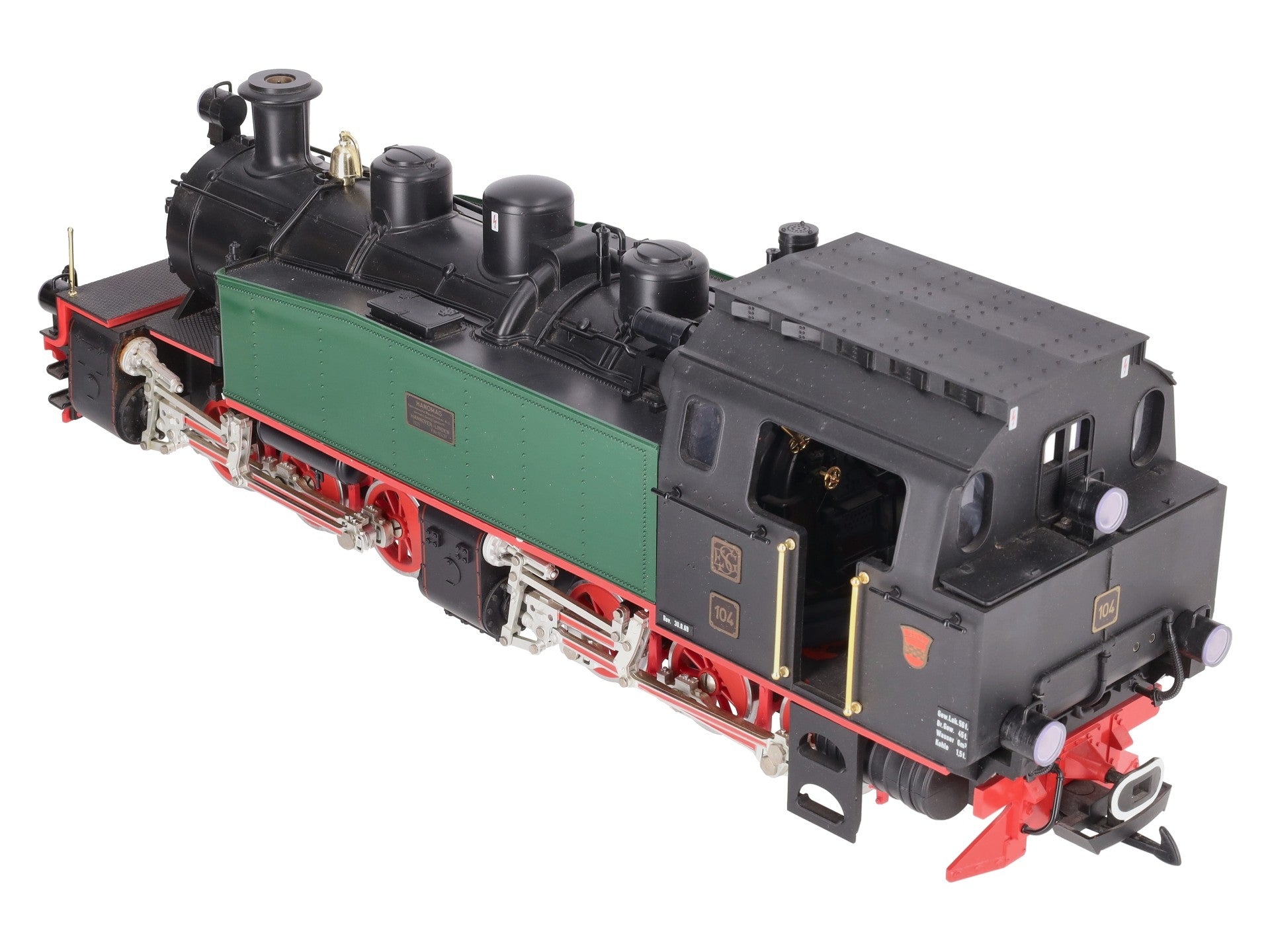 LGB 2085D G Gauge DB/ESG 0-6-6-0 Mallet Steam Locomotive #104 EX/Box
