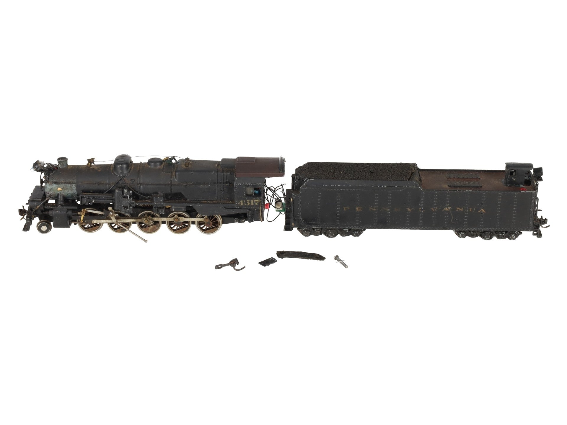 Bowser HO Custom PRR 2-10-0 I-1sa Steam Locomotive & Tender #4517 w/ DCC & Sound
