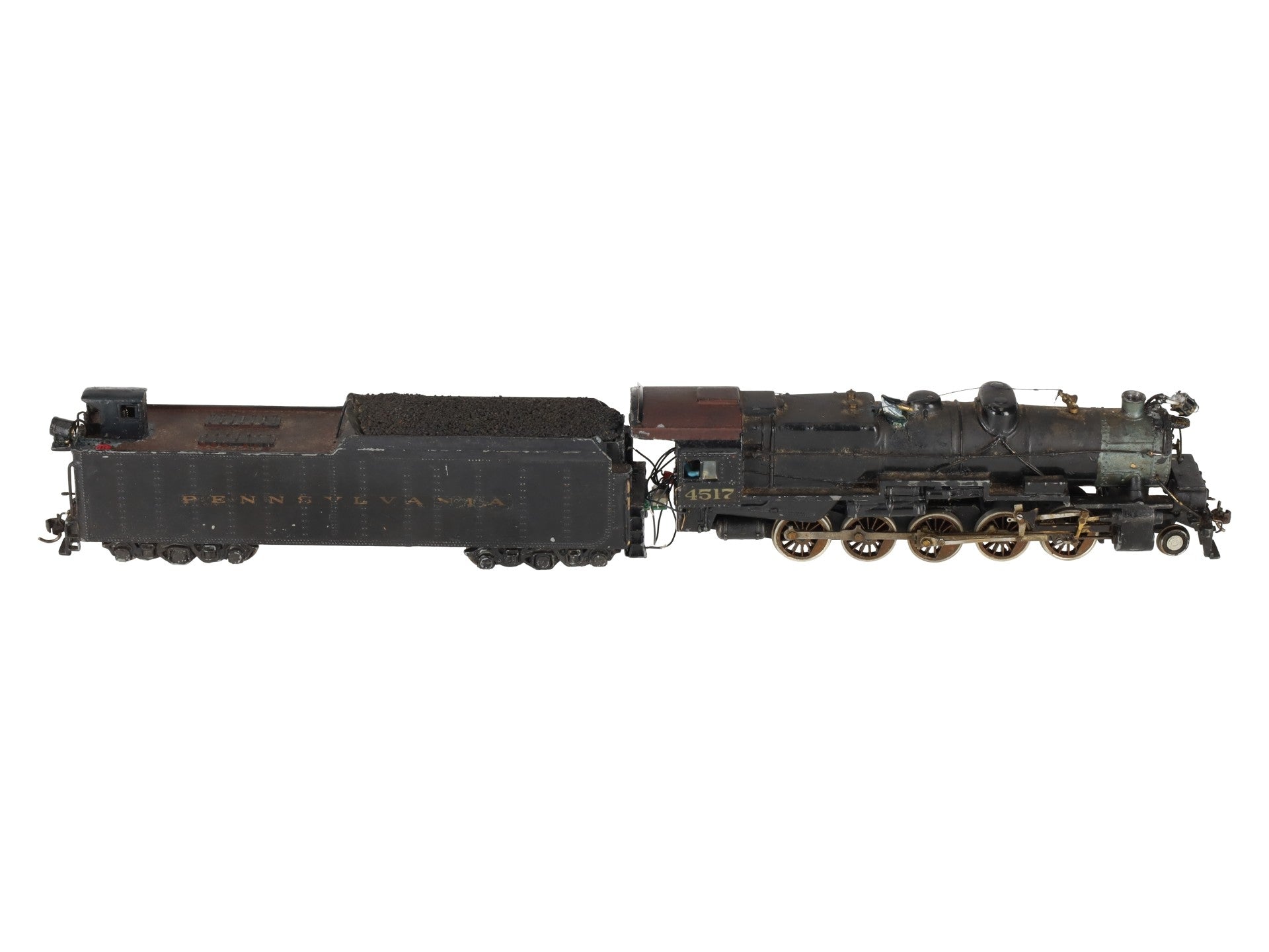 Bowser HO Custom PRR 2-10-0 I-1sa Steam Locomotive & Tender #4517 w/ DCC & Sound
