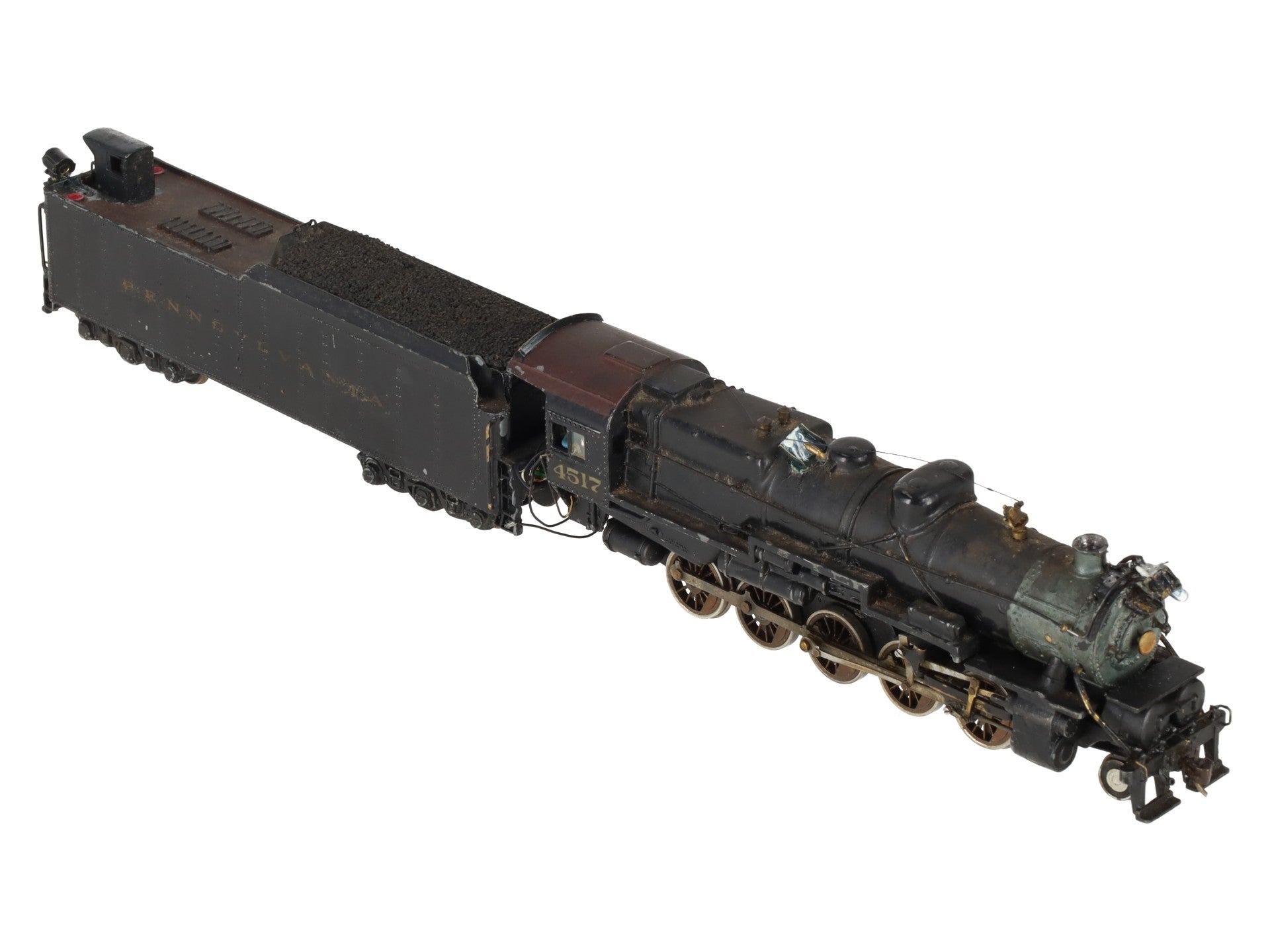 Bowser HO Custom PRR 2-10-0 I-1sa Steam Locomotive & Tender #4517 w/ DCC & Sound