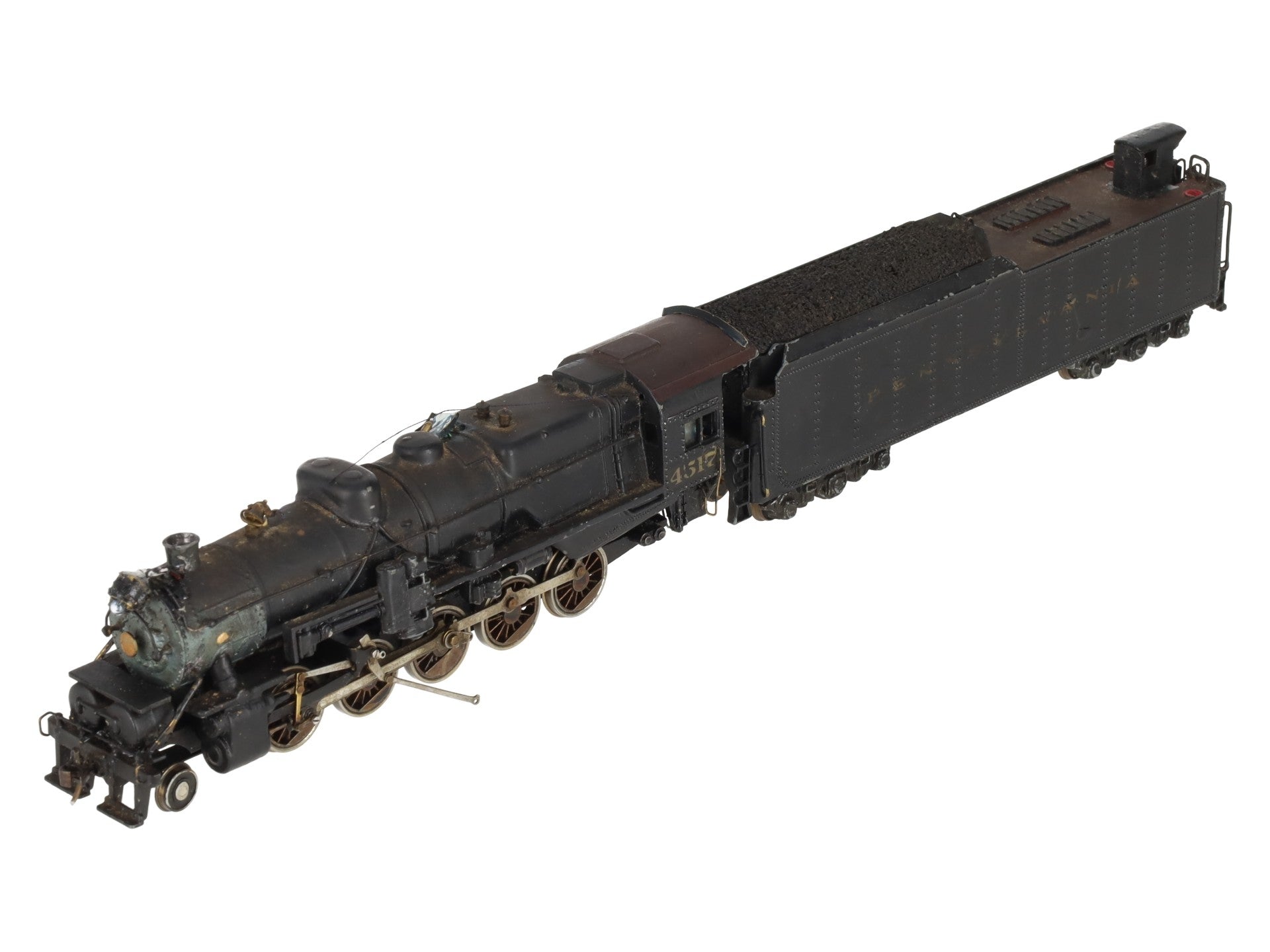 Bowser HO Custom PRR 2-10-0 I-1sa Steam Locomotive & Tender #4517 w/ DCC & Sound