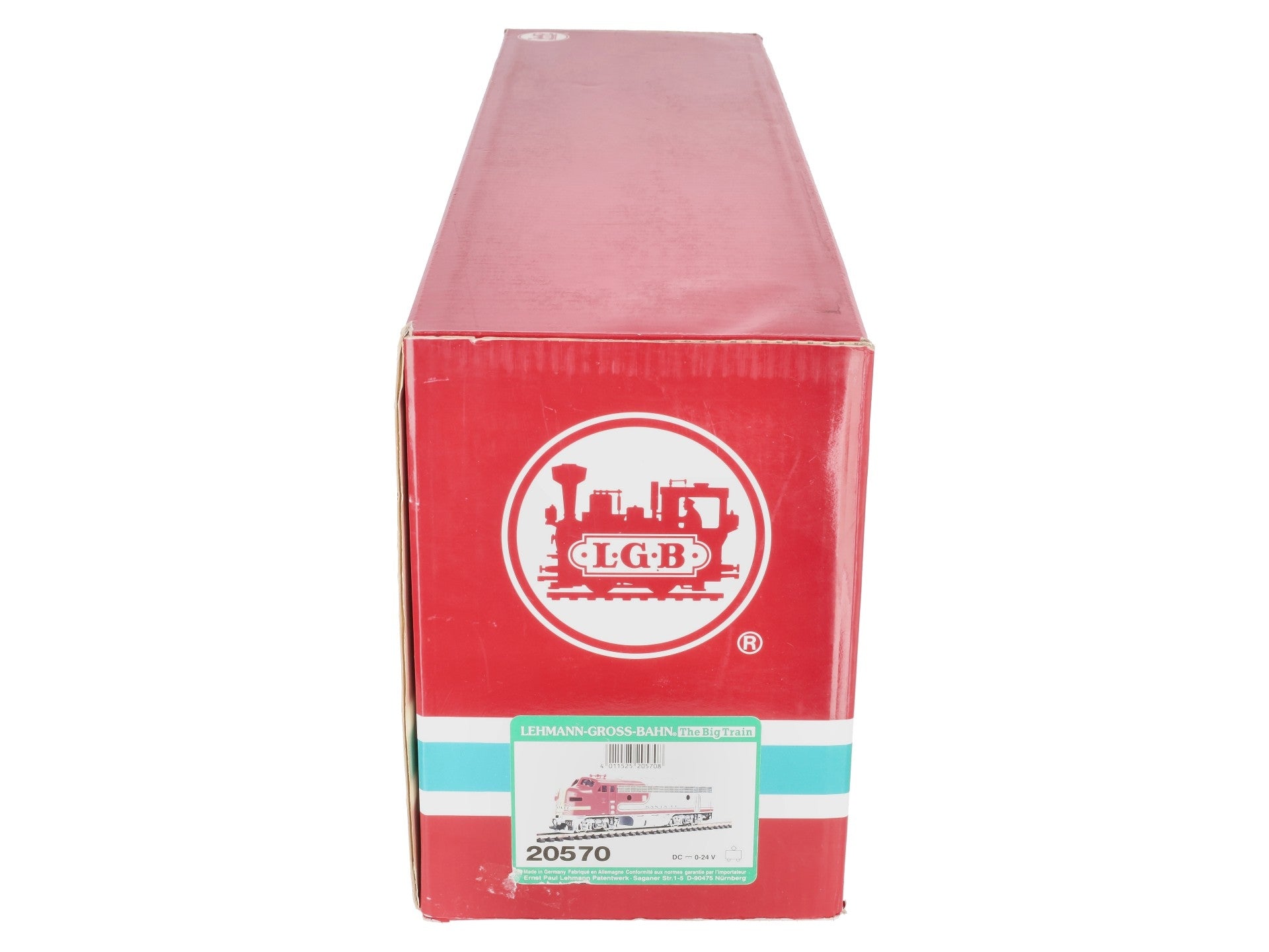 LGB 20570 G Scale Santa Fe EMD F7 Diesel Locomotive #329 EX/Box