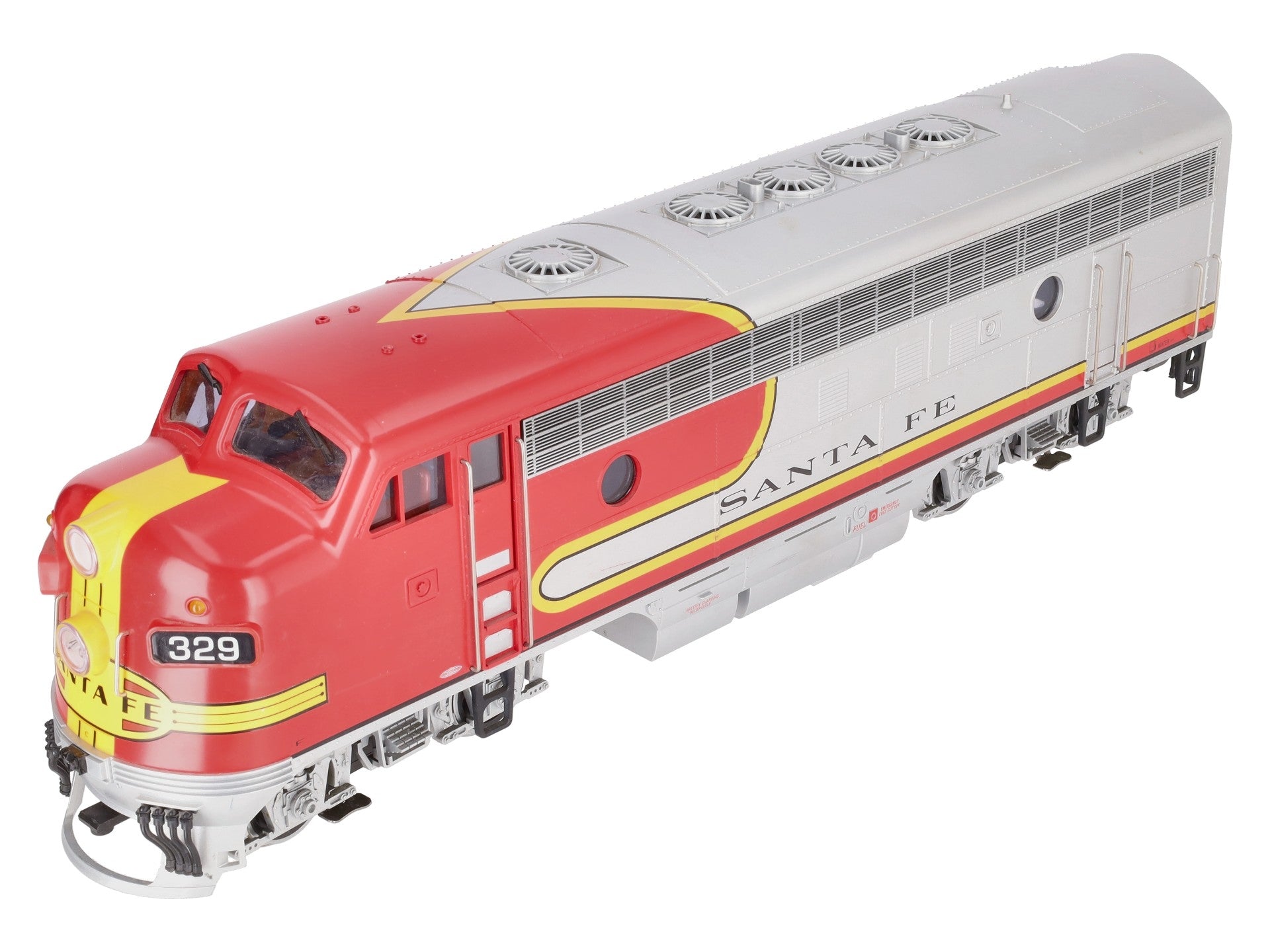 LGB 20570 G Scale Santa Fe EMD F7 Diesel Locomotive #329 EX/Box