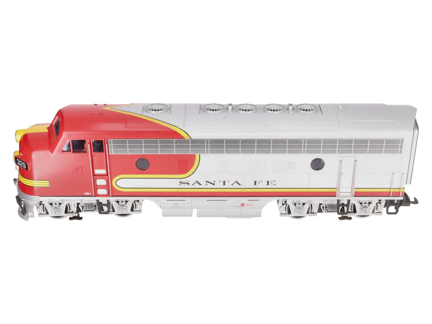 LGB 20570 G Scale Santa Fe EMD F7 Diesel Locomotive #329 EX/Box