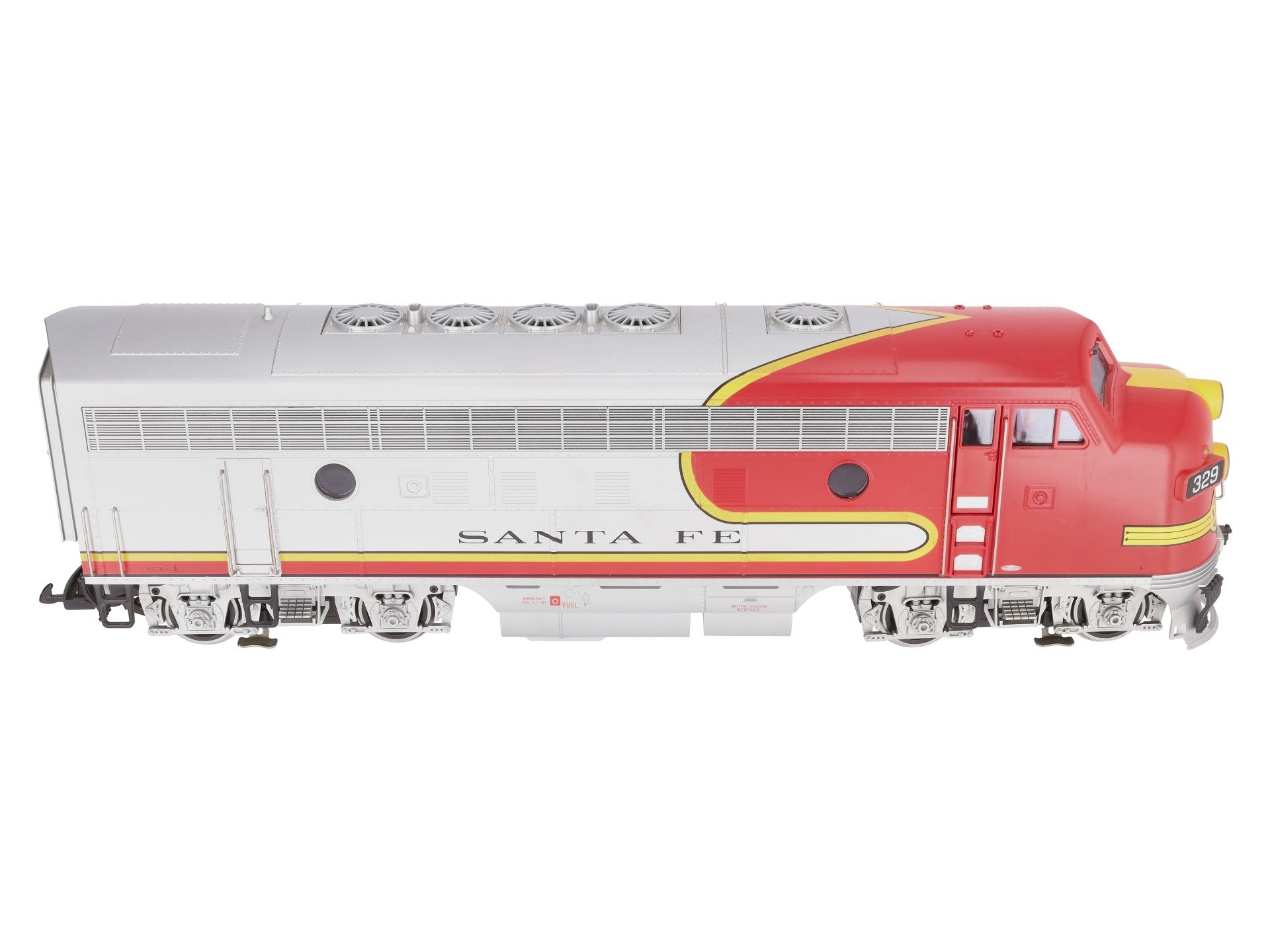 LGB 20570 G Scale Santa Fe EMD F7 Diesel Locomotive #329 EX/Box
