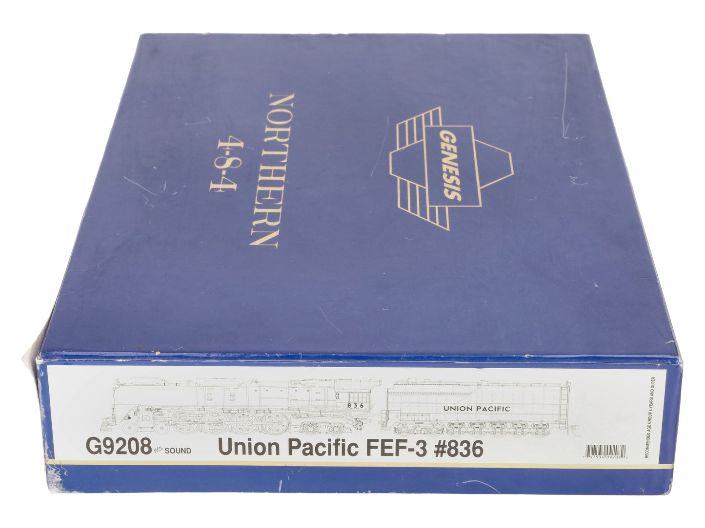 Athearn G9208 HO Scale Union Pacific FEF-3 Steam Locomotive #836 w/DCC/Sound EX/Box