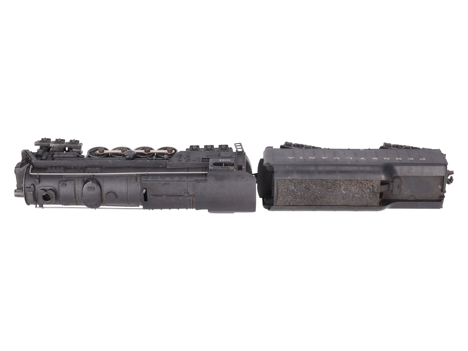Lionel 681 Vintage O Die-Cast 6-8-6 S2 Steam Locomotive & 2671WX Tender VG