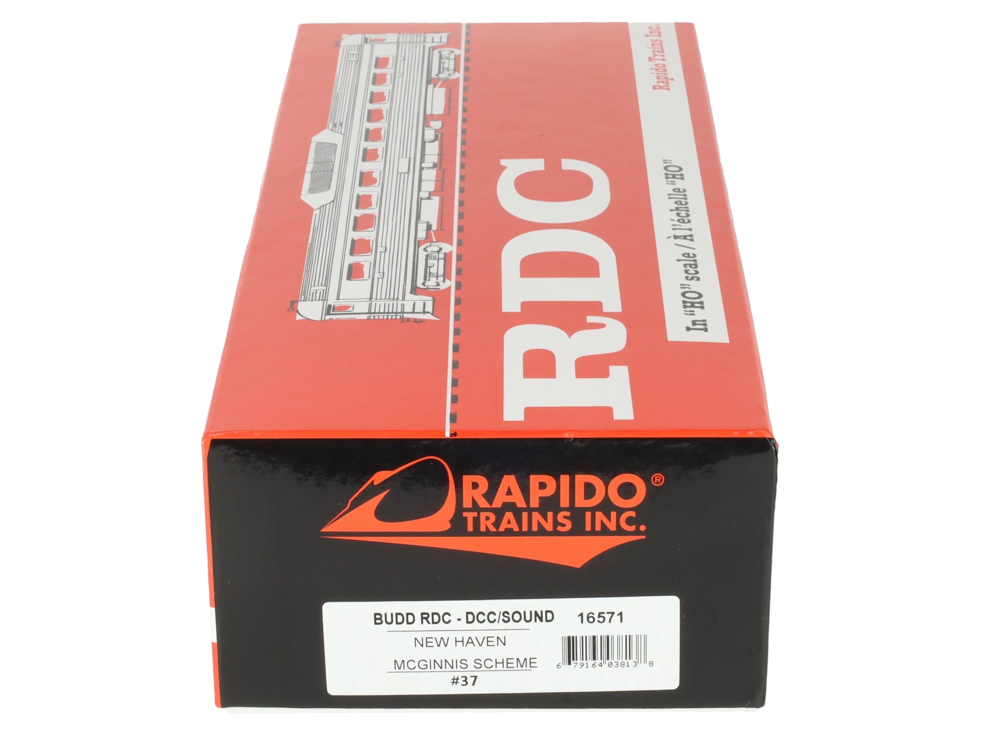 Rapido Trains 16571 HO New Haven Budd RDC-1 Phase 1B #37 EX/Box