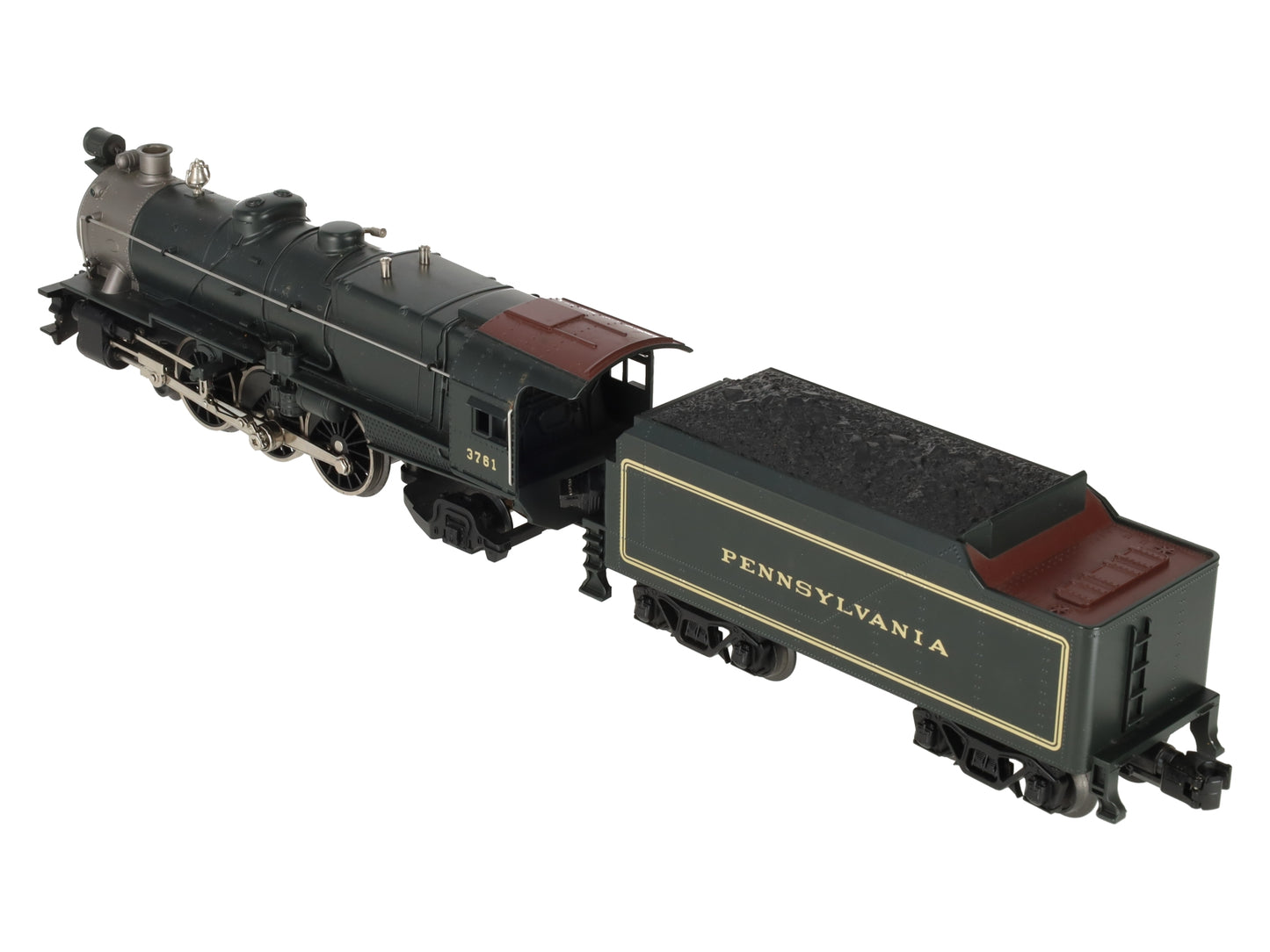 MTH 30-1162-1 O PRR 4-6-2 K-4 Pacific Steam Locomotive & Tender w/PS2 #3761 EX/Box