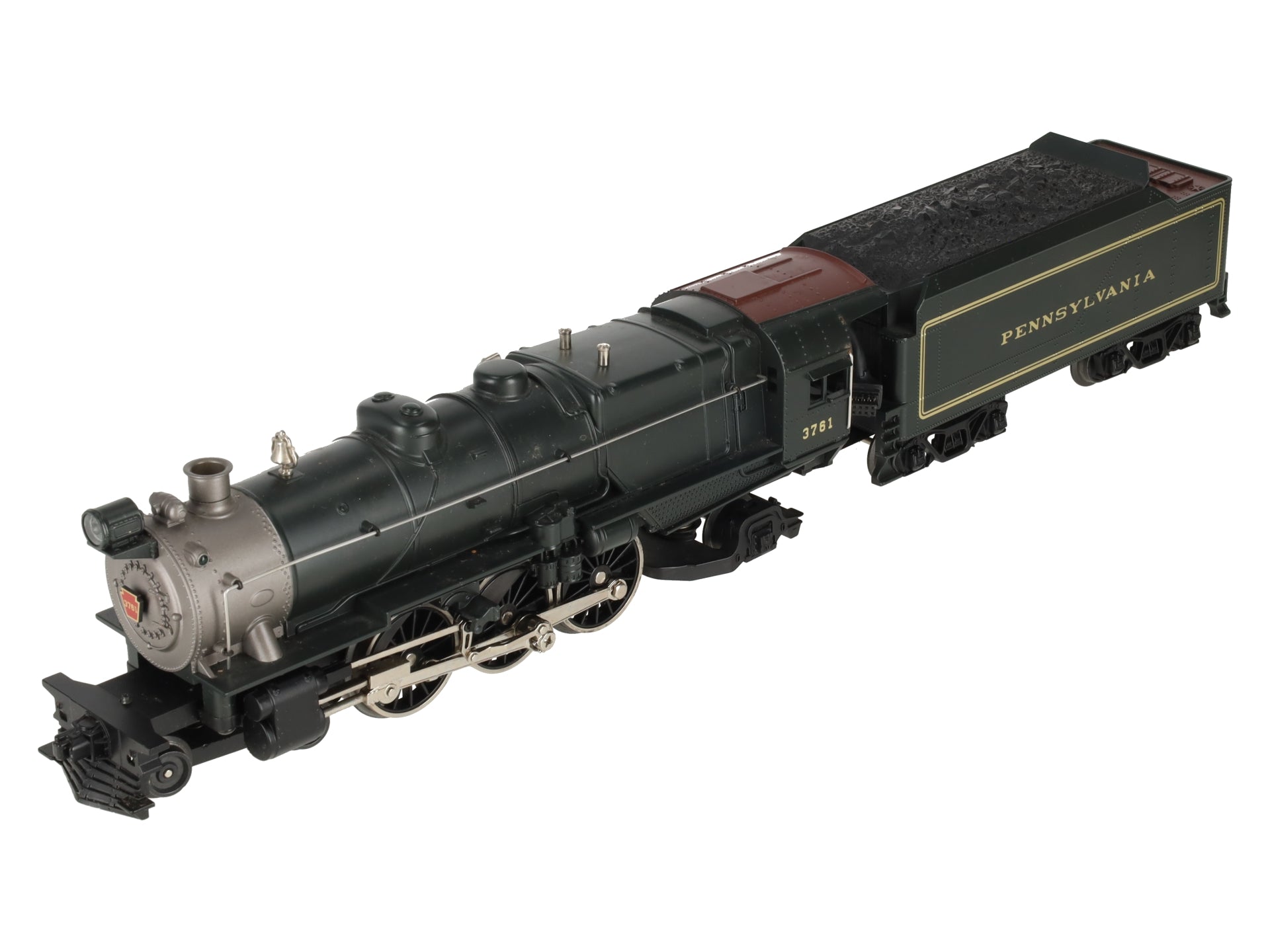 MTH 30-1162-1 O PRR 4-6-2 K-4 Pacific Steam Locomotive & Tender w/PS2 #3761 EX/Box