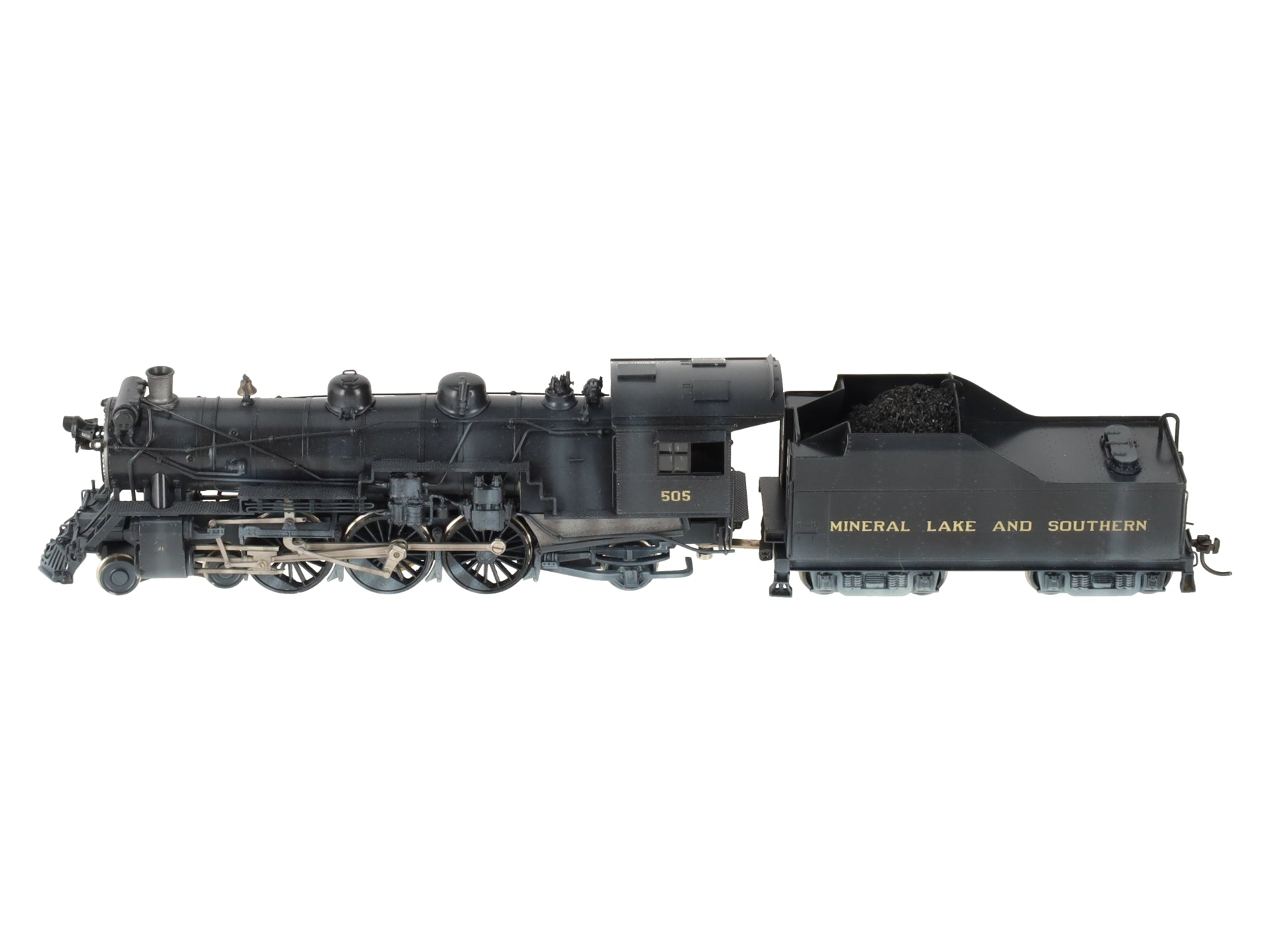 Nickel Plate J-1 HO Brass Wabash 4-6-2 Steam Locomotive & Tender - painted/Box