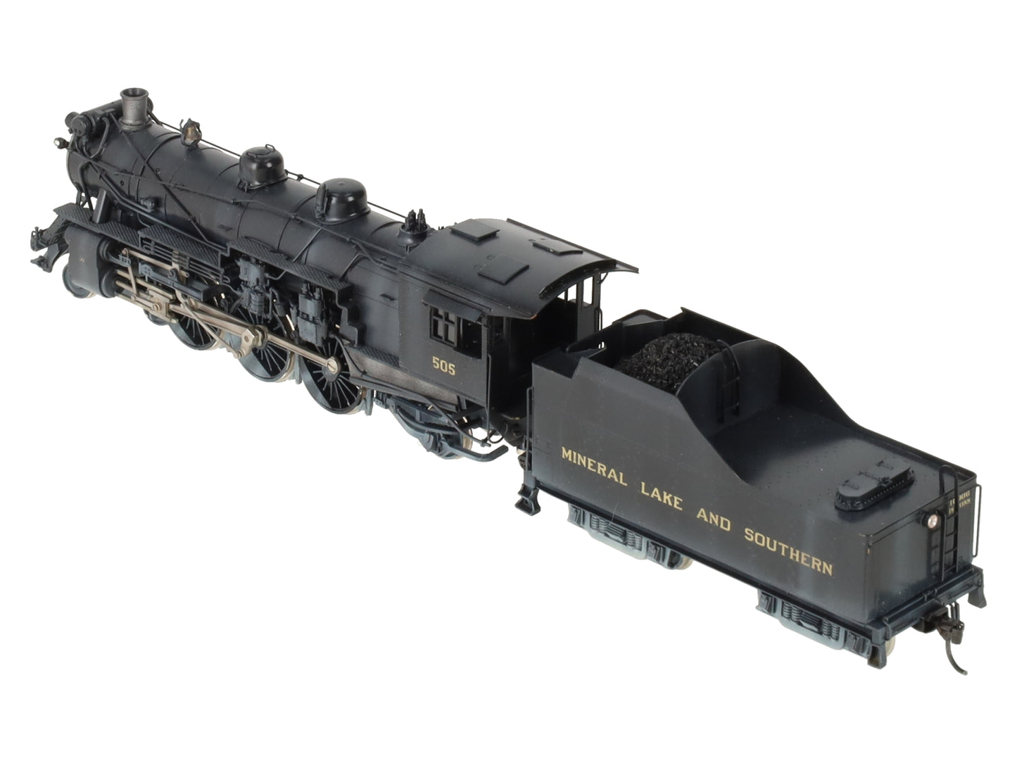 Nickel Plate J-1 HO Brass Wabash 4-6-2 Steam Locomotive & Tender - painted/Box