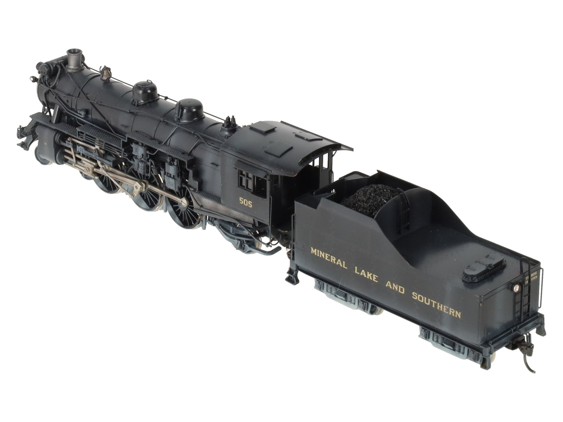 Nickel Plate J-1 HO Brass Wabash 4-6-2 Steam Locomotive & Tender - painted/Box