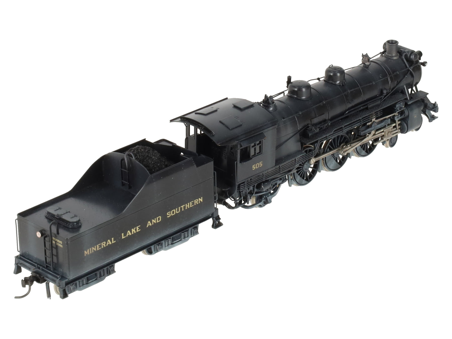 Nickel Plate J-1 HO Brass Wabash 4-6-2 Steam Locomotive & Tender - painted/Box