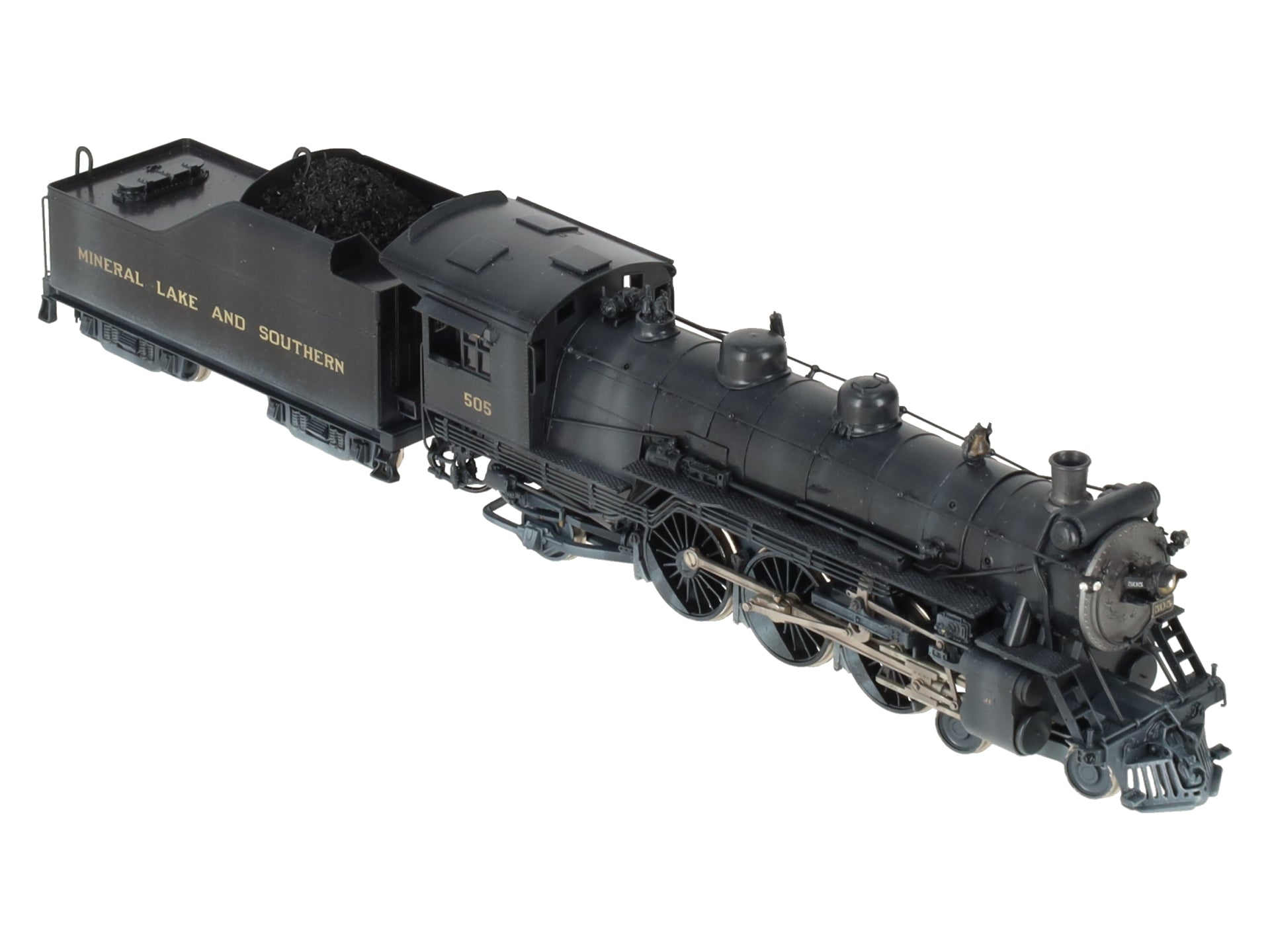 Nickel Plate J-1 HO Brass Wabash 4-6-2 Steam Locomotive & Tender - painted/Box