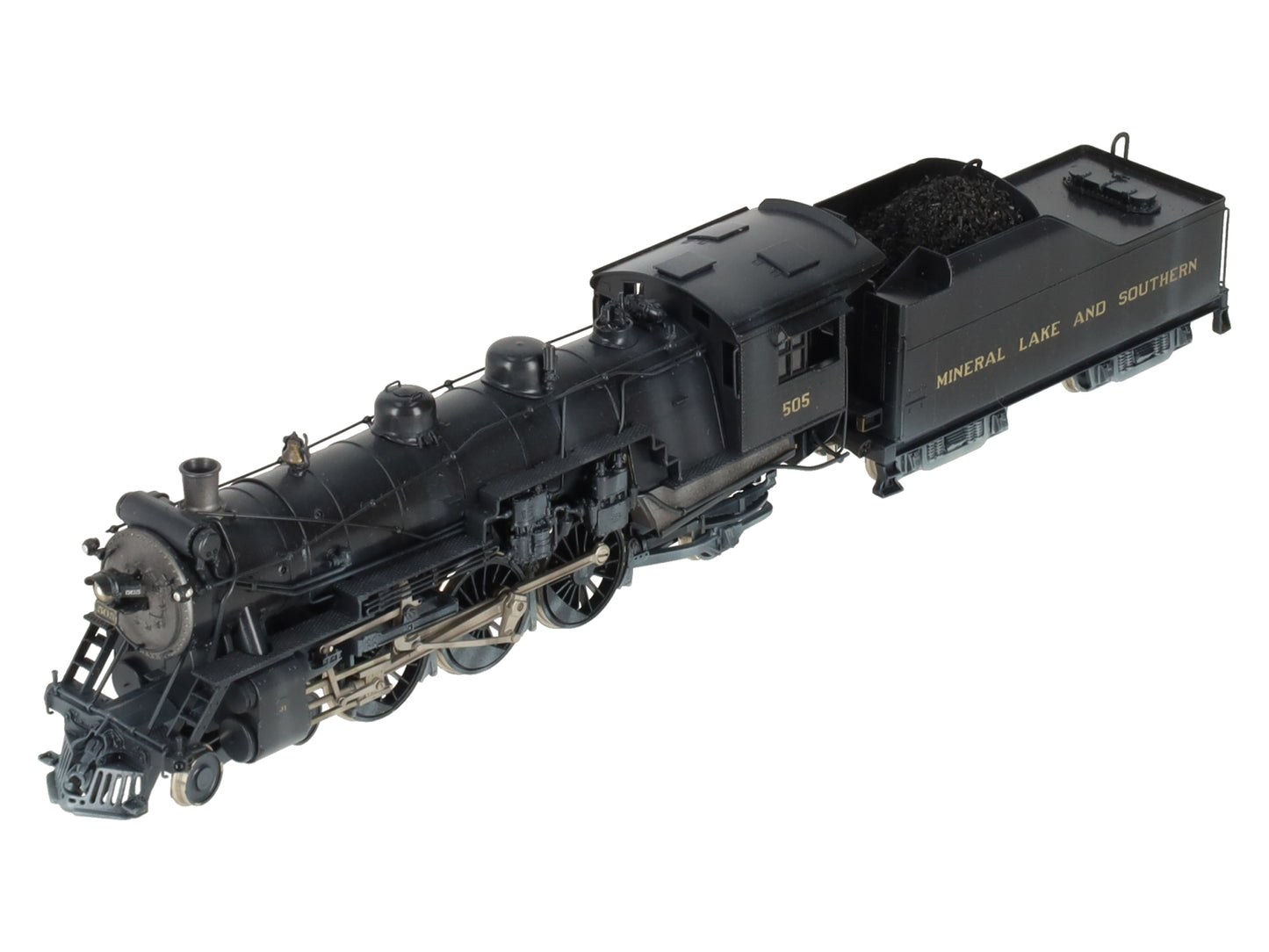 Nickel Plate J-1 HO Brass Wabash 4-6-2 Steam Locomotive & Tender - painted/Box