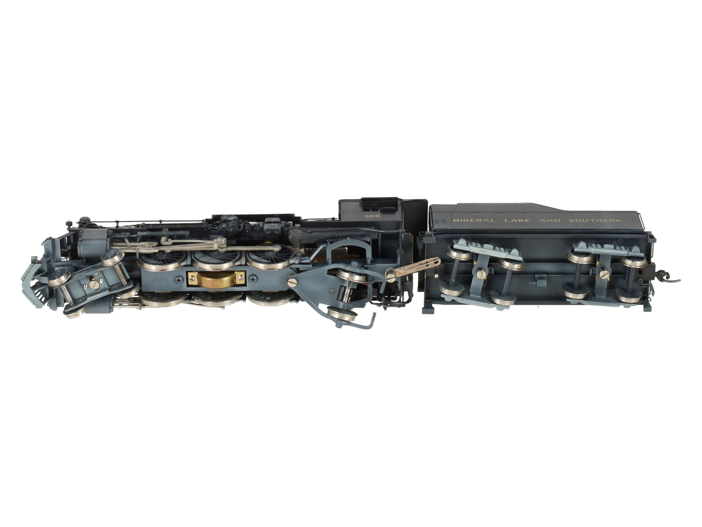 Nickel Plate J-1 HO Brass Wabash 4-6-2 Steam Locomotive & Tender - painted/Box