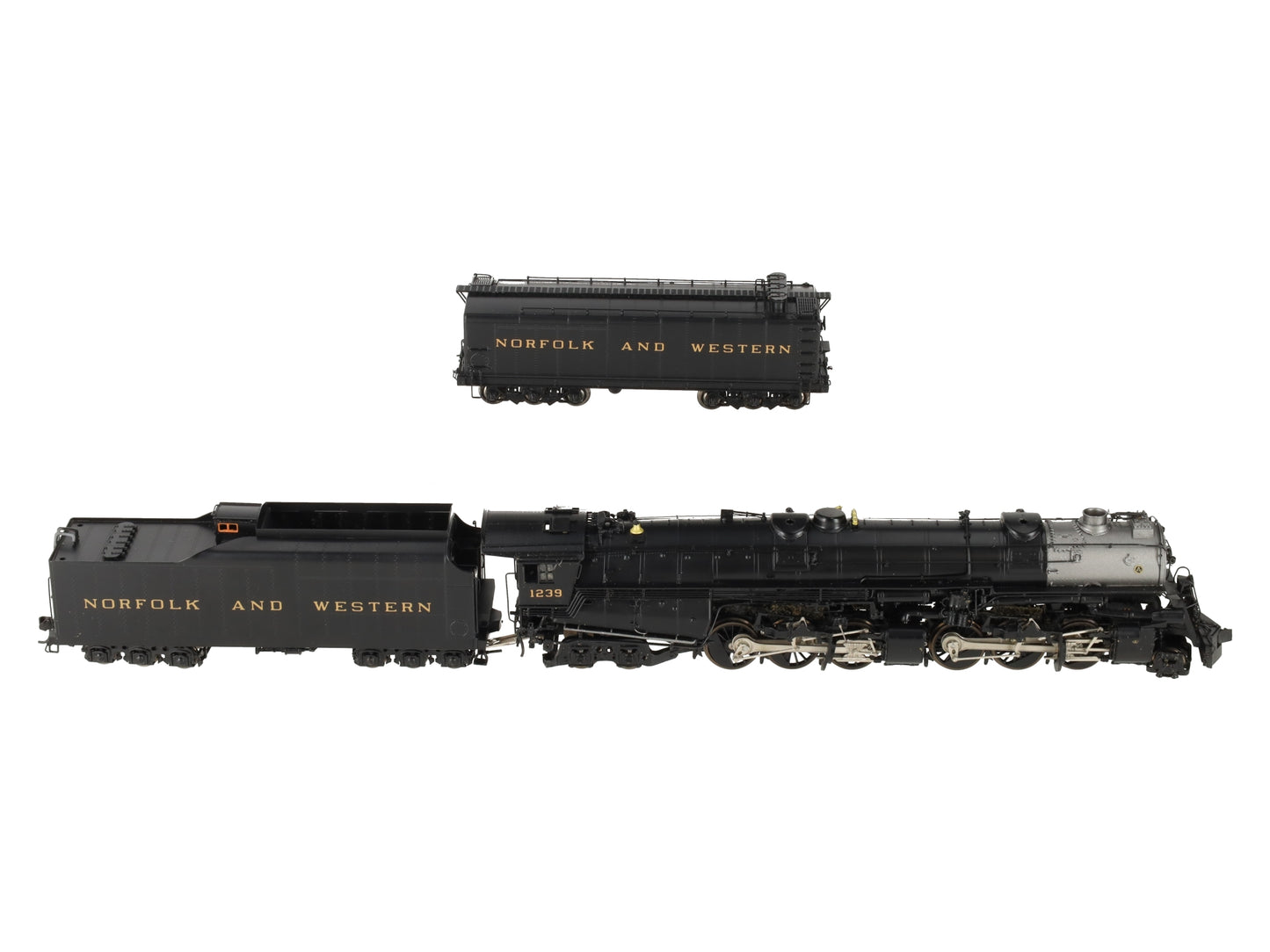 Precision Scale Co. 17100-1 HO BRASS N&W 2-6-6-4 Class "A" Steam & Tender #1239 EX/Box
