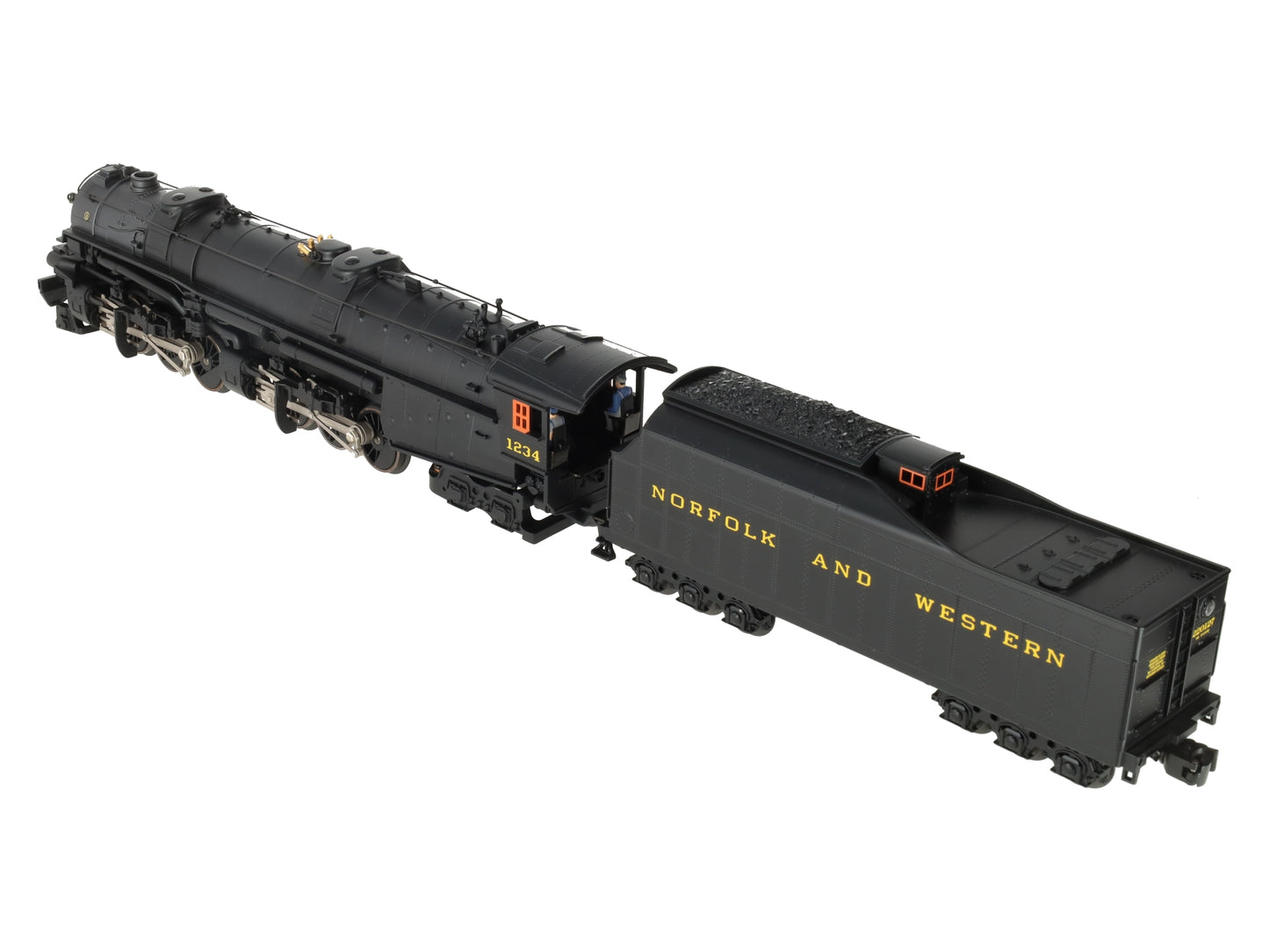 Lionel 6-38049 O Norfolk & Western Lionmaster Class A 2-6-6-4 Steam Loco #1234 EX/Box
